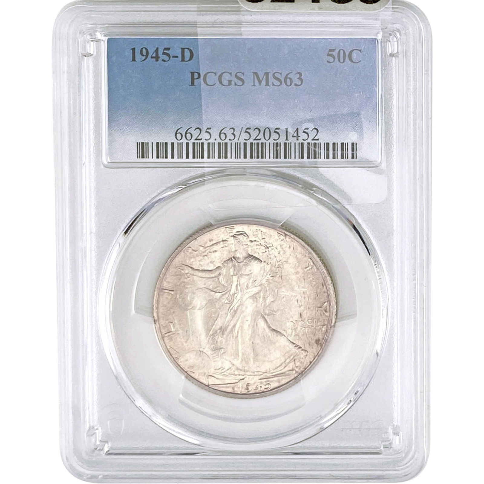 1945-D Walking Liberty Half Dollar PCGS MS63 (1 of 2)
