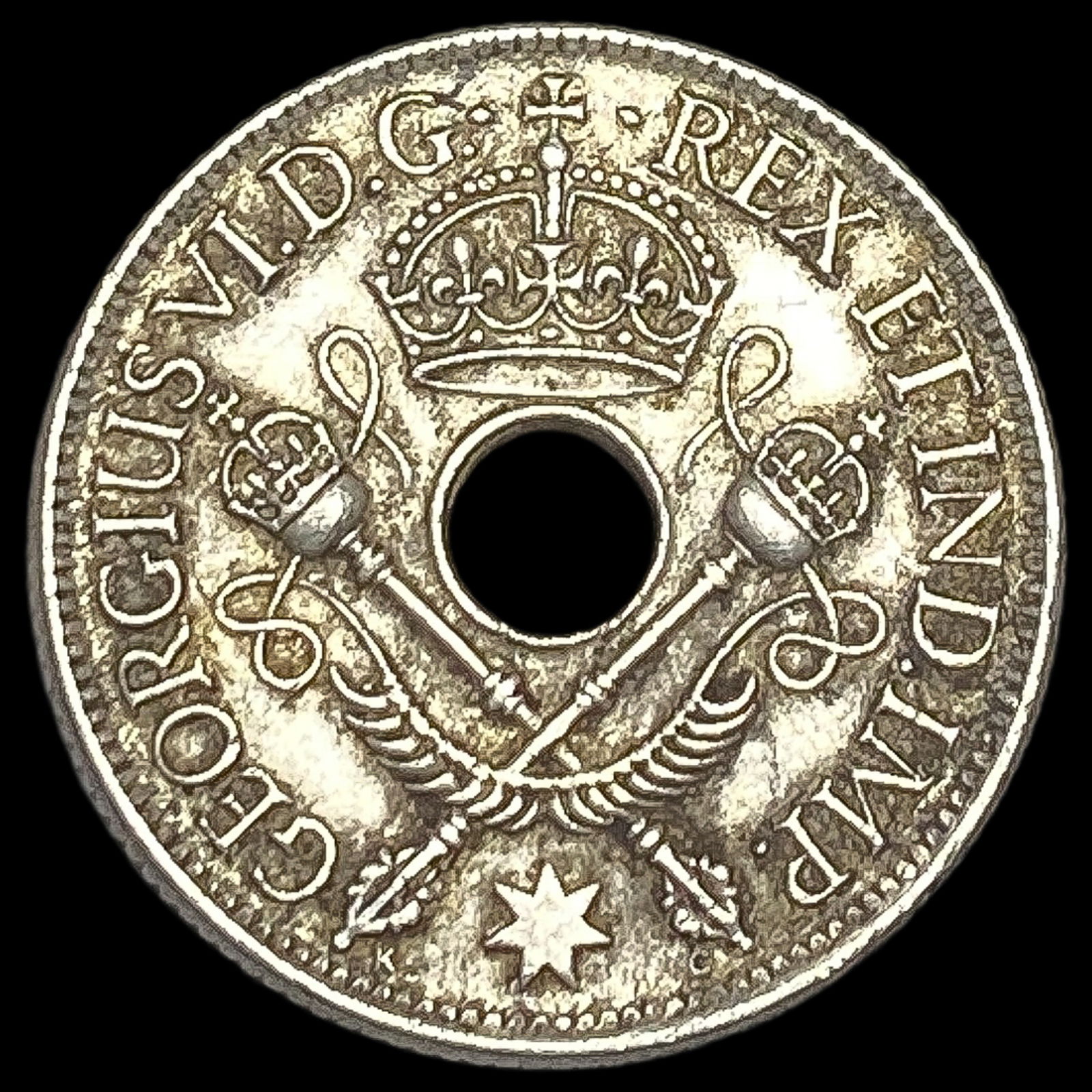 1938 New Guinea Silver Shilling UNCIRCULATED (1 of 2)