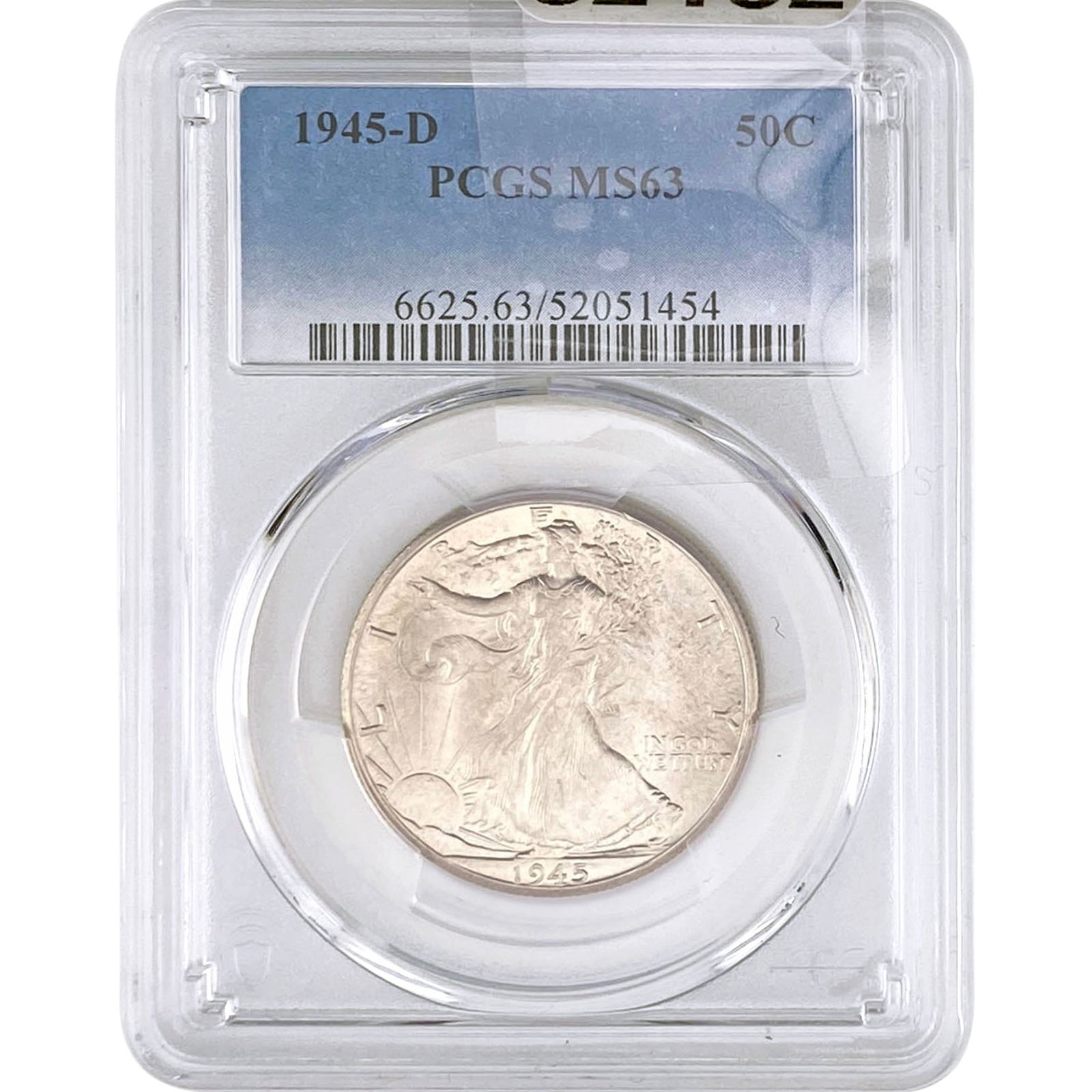 1945-D Walking Liberty Half Dollar PCGS MS63 (1 of 2)