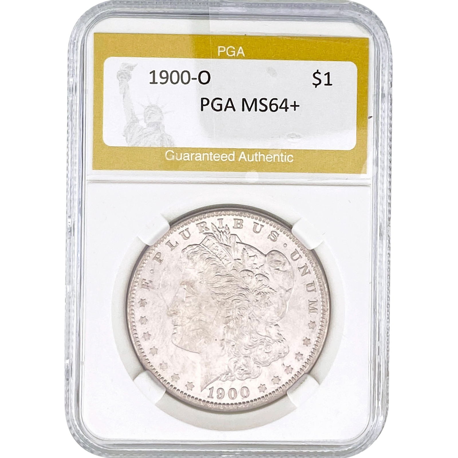 1900-O Morgan Silver Dollar PGA MS64+ (1 of 2)