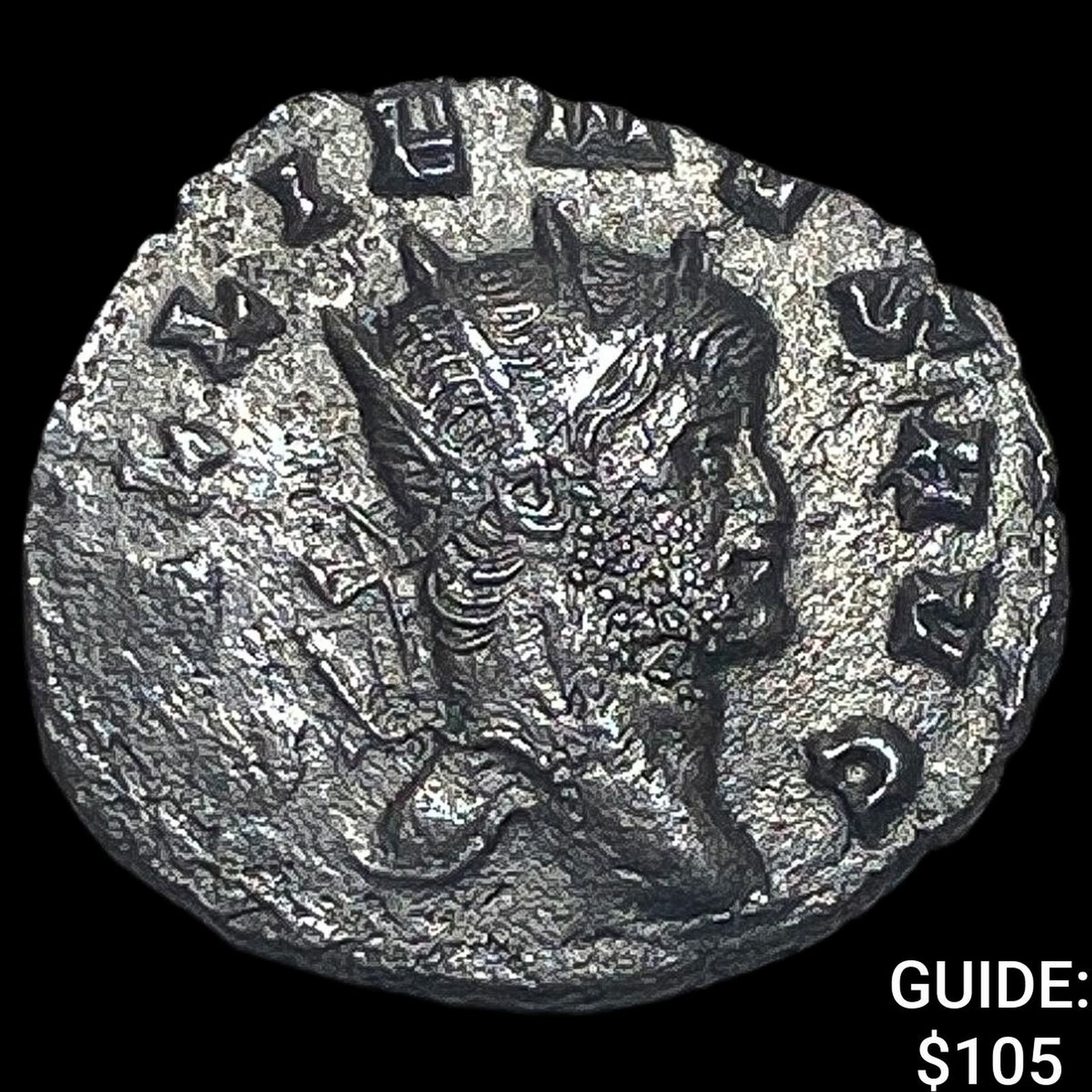 Roman Gallienus 253-268 AD BI Dbl Denarius CHOICE AU (1 of 2)