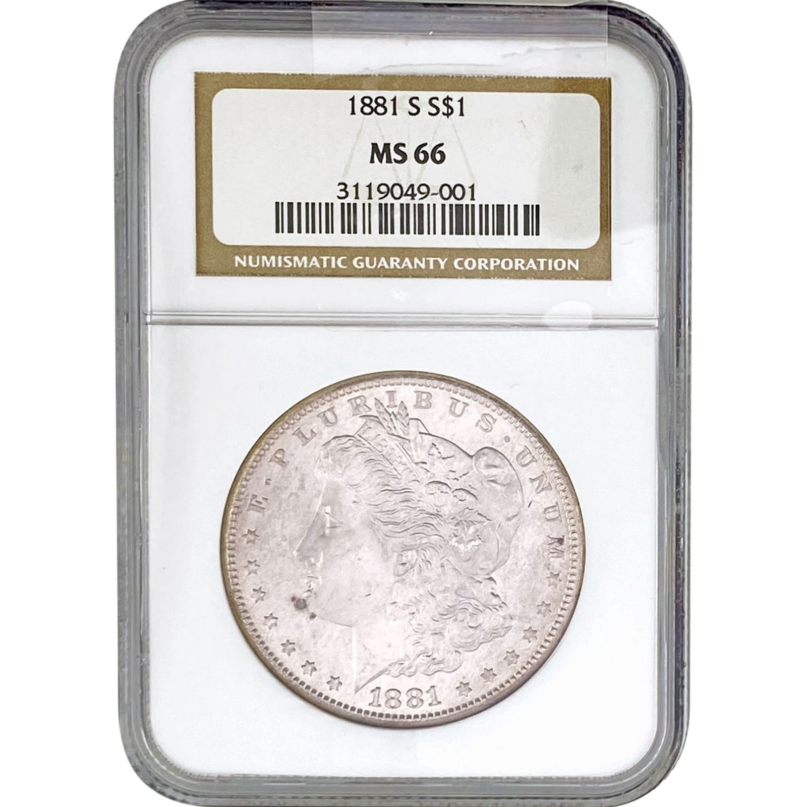 1881-S Morgan Silver Dollar NGC MS66 (1 of 2)