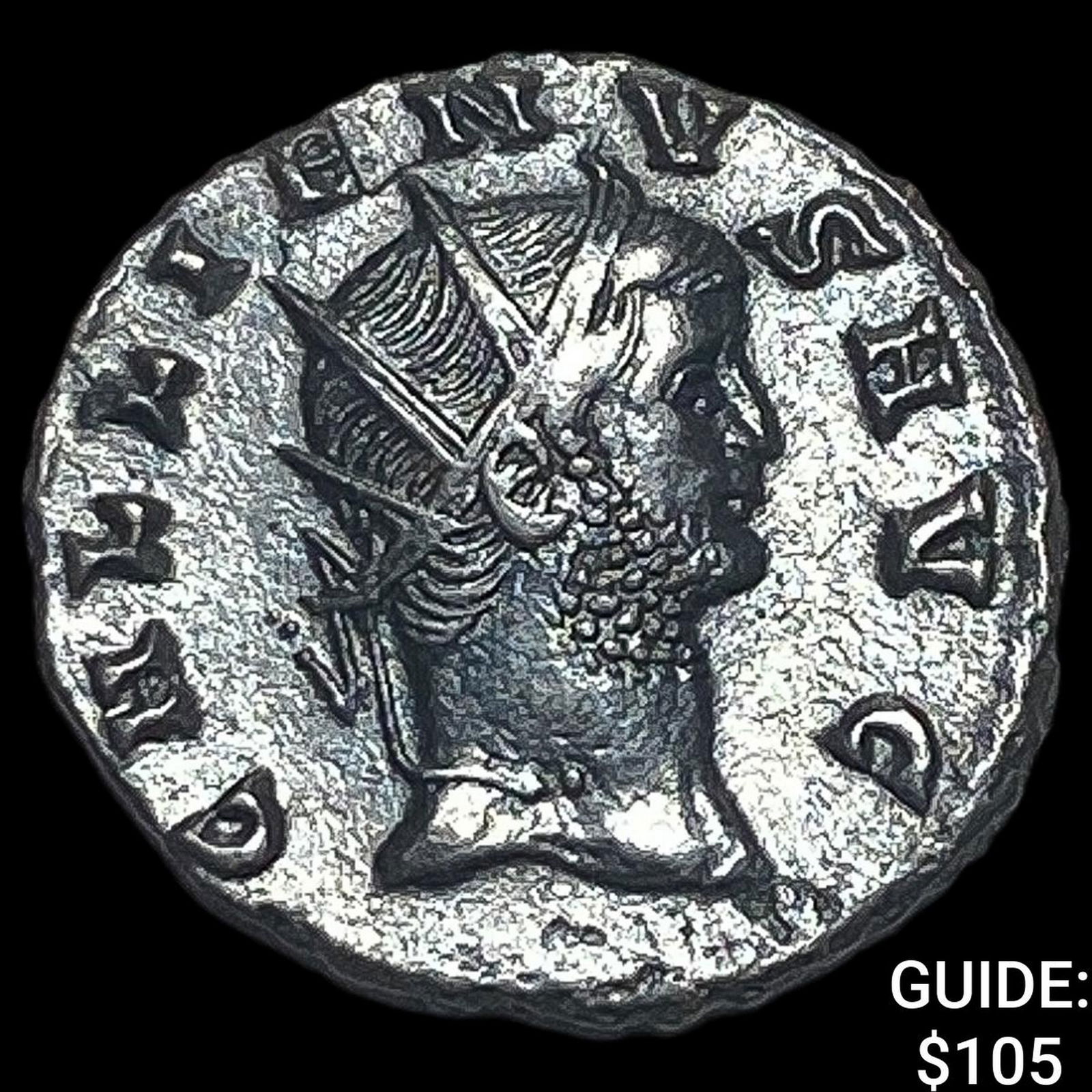 Roman Gallienus 253-268 AD BI Dbl Denarius CHOICE AU (1 of 2)