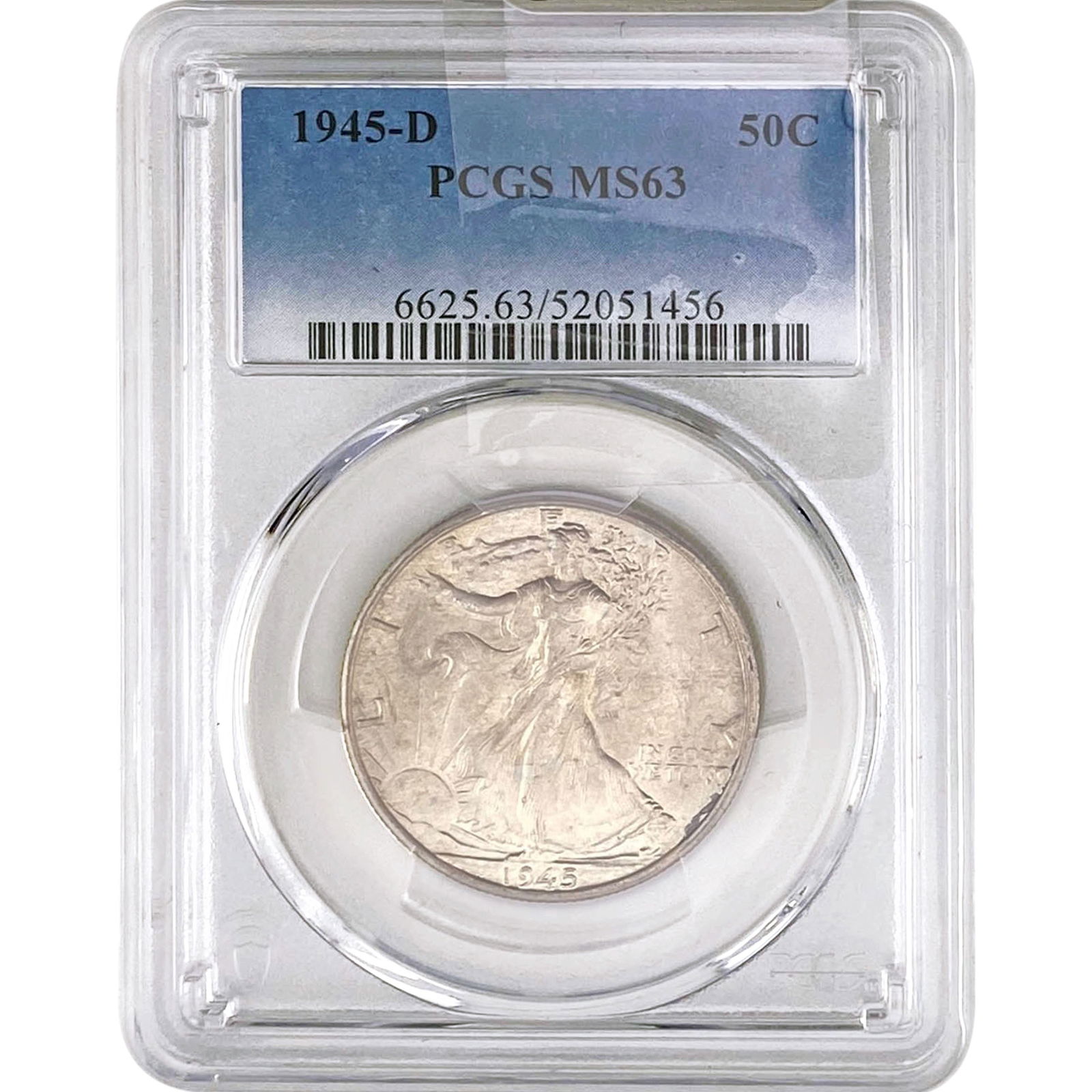 1945-D Walking Liberty Half Dollar PCGS MS63 (1 of 2)