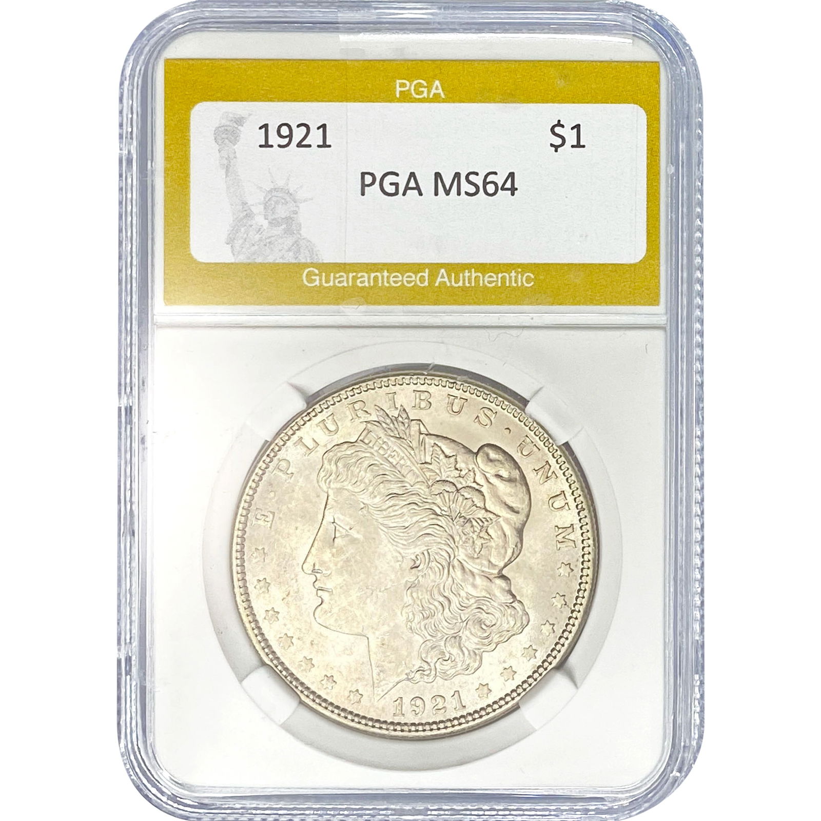 1921 Morgan Silver Dollar PGA MS64 (1 of 2)