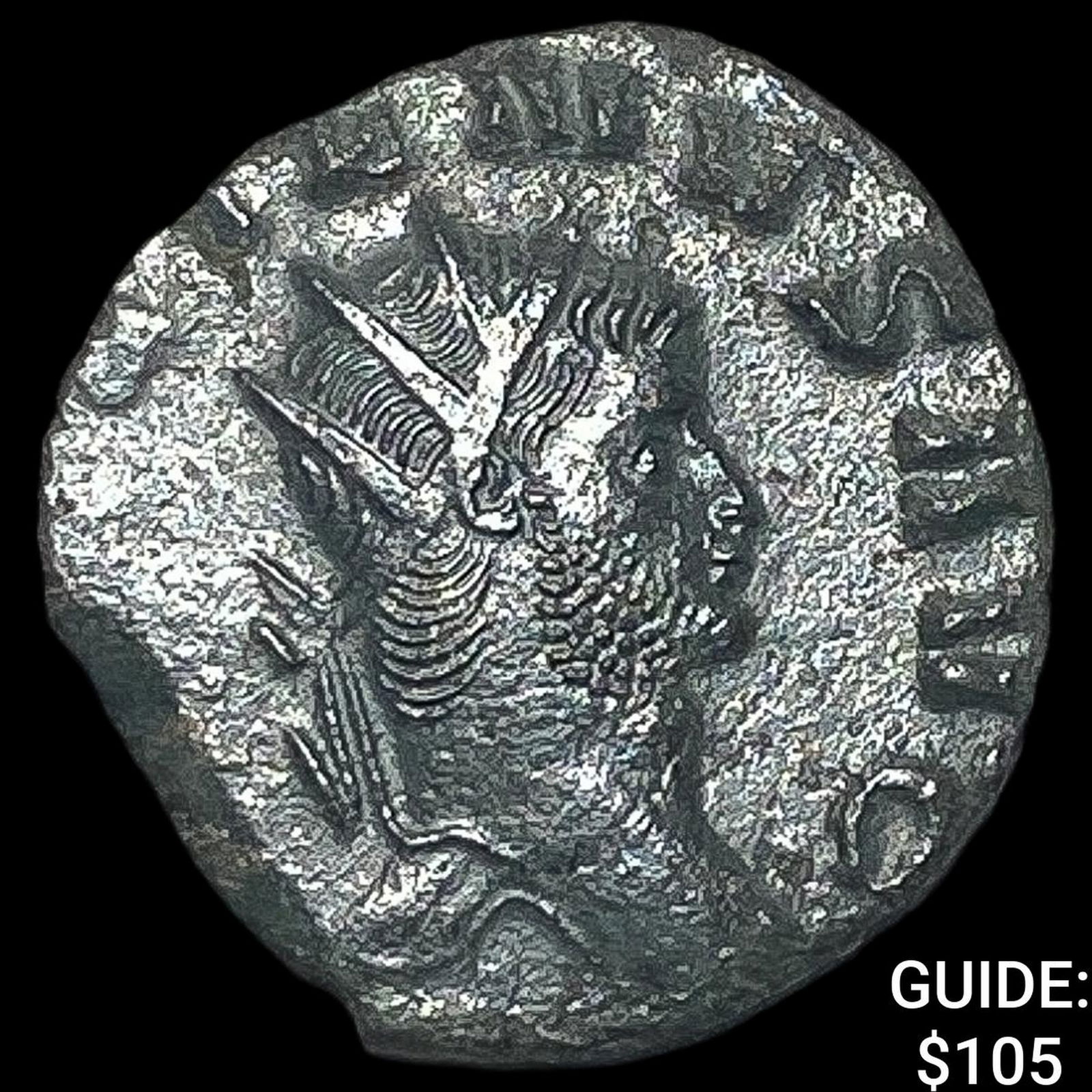 Roman Gallienus 253-268 AD BI Dbl Denarius CHOICE AU (1 of 2)