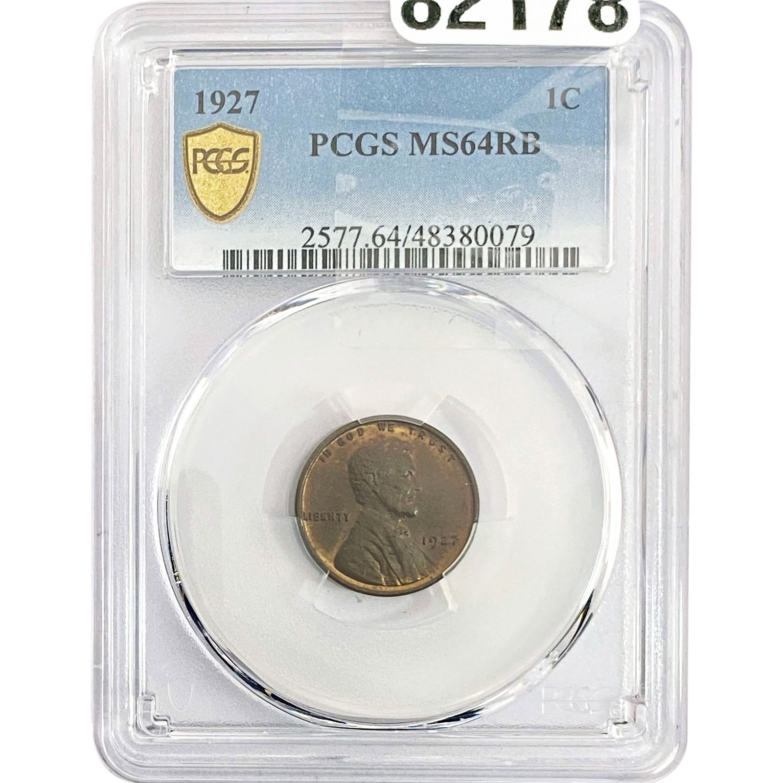1927 Wheat Cent PCGS MS64 RB (1 of 2)