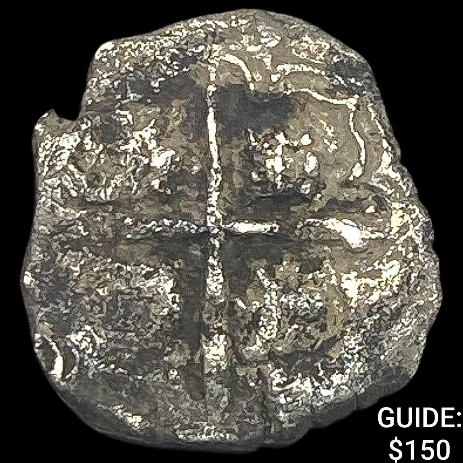 Spanish Colonial Silver 1 Reale Cob: Spanish Colonial Silver 1 Reale Cob