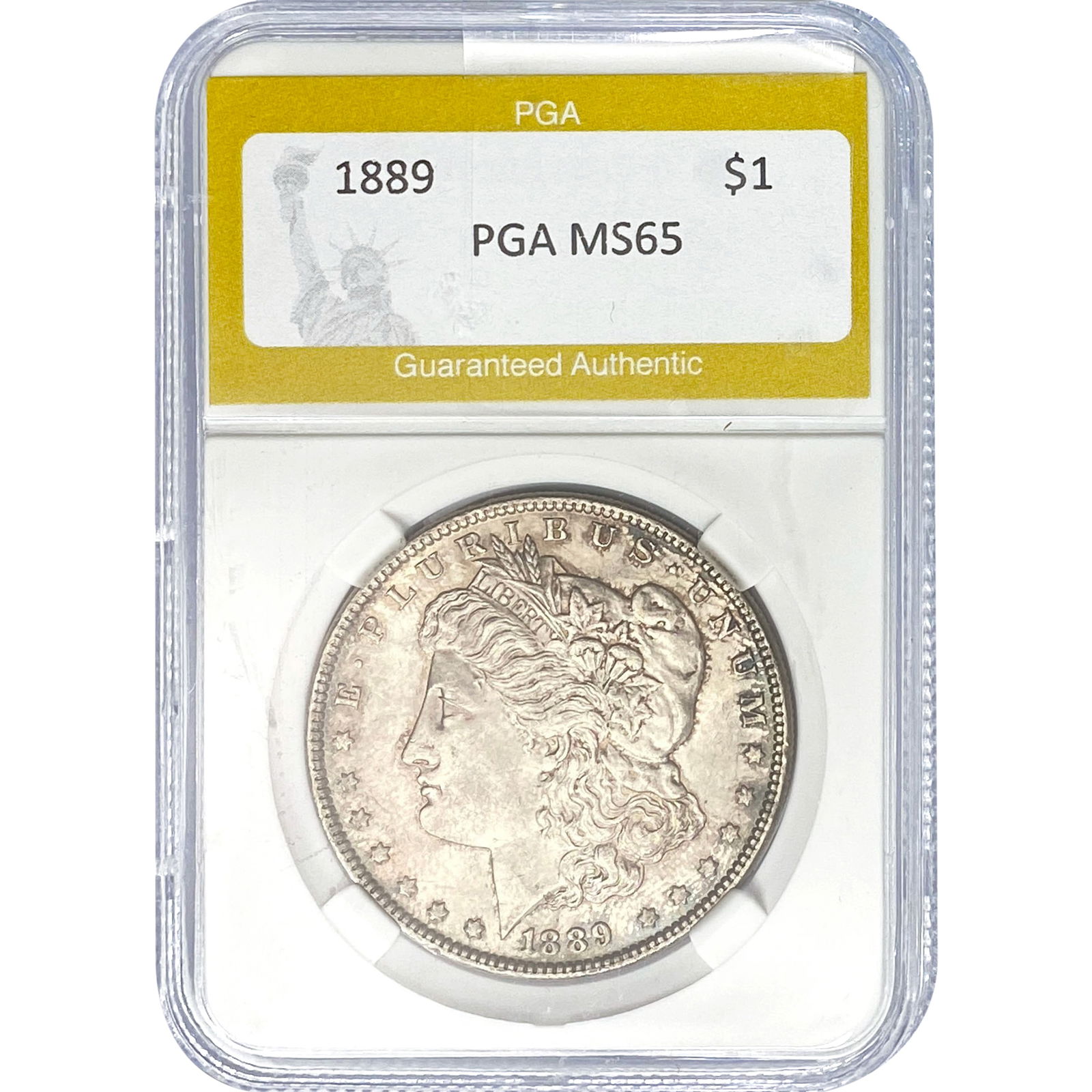 1889 Morgan Silver Dollar PGA MS65 (1 of 2)