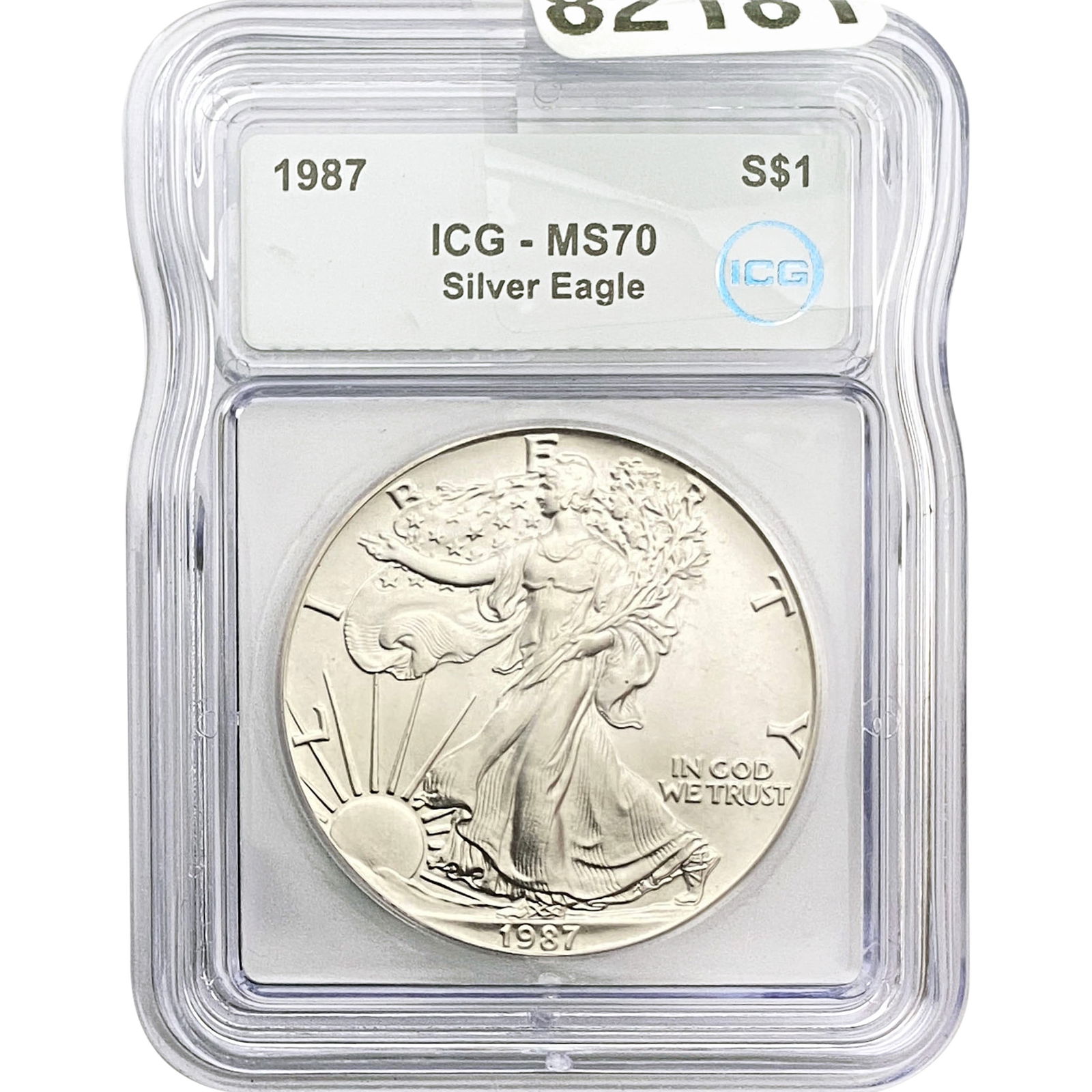 1987 SE ICG MS70 $1 Silver 1oz SE (1 of 2)