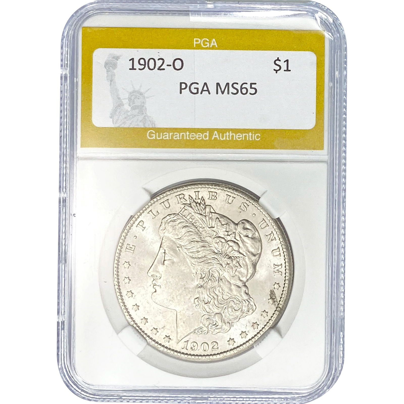 1902-O Morgan Silver Dollar PGA MS65 (1 of 2)