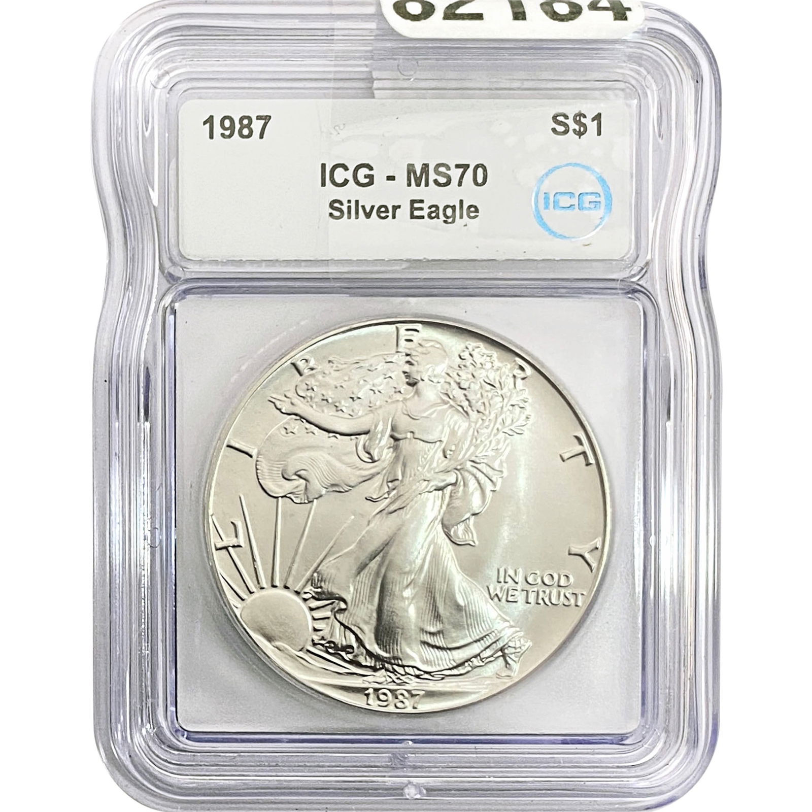 1987 SE ICG MS70 $1 Silver 1oz SE (1 of 2)