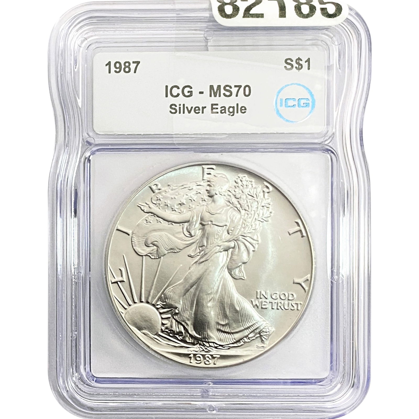1987 SE ICG MS70 $1 Silver 1oz SE (1 of 2)