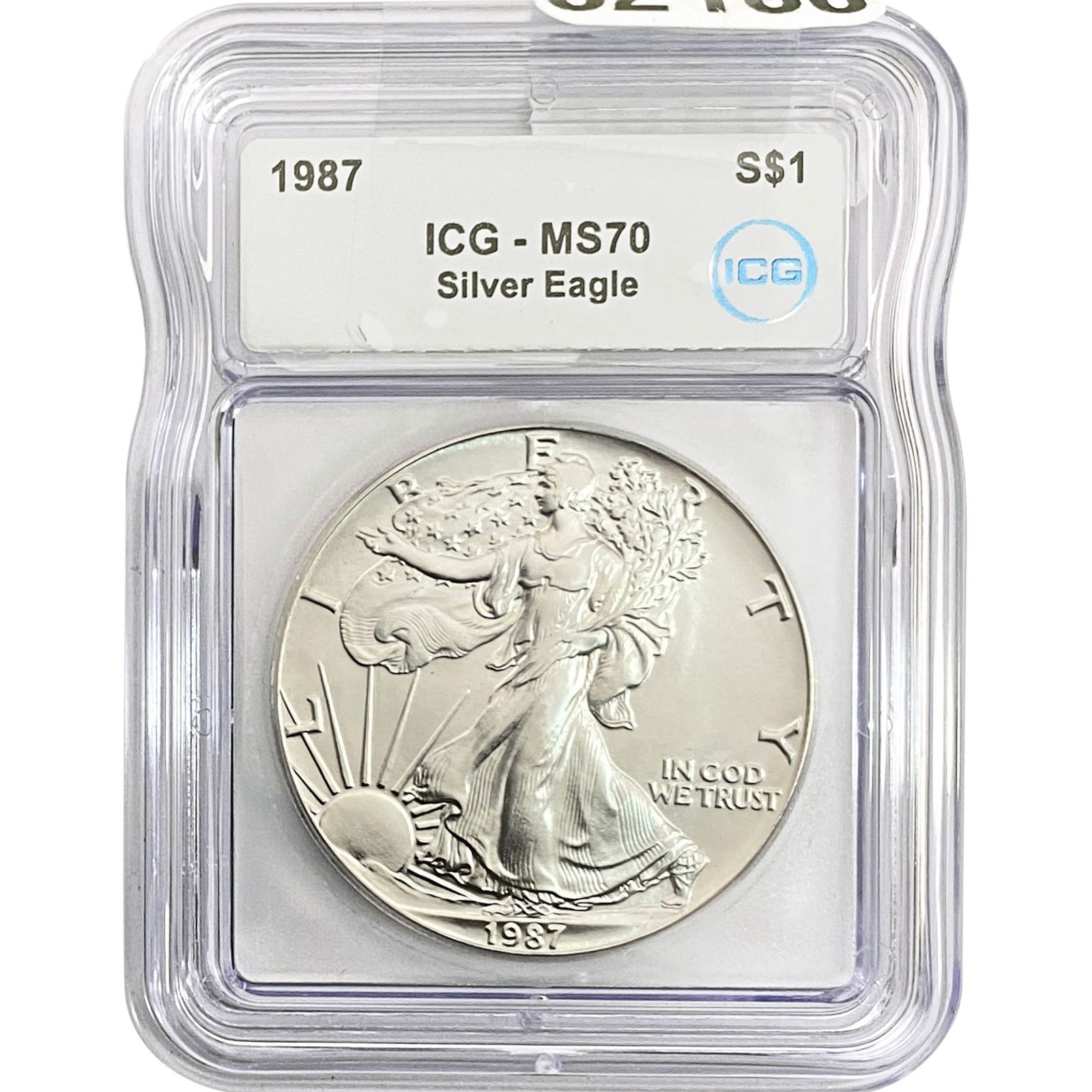 1987 SE ICG MS70 $1 Silver 1oz SE (1 of 2)