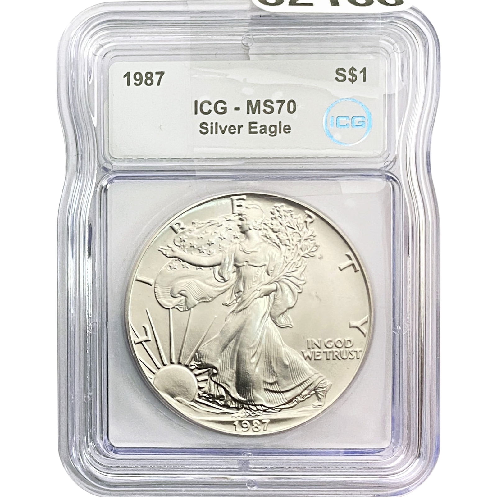 1987 SE ICG MS70 $1 Silver 1oz SE: 1987 SE ICG MS70 $1 Silver 1oz SE