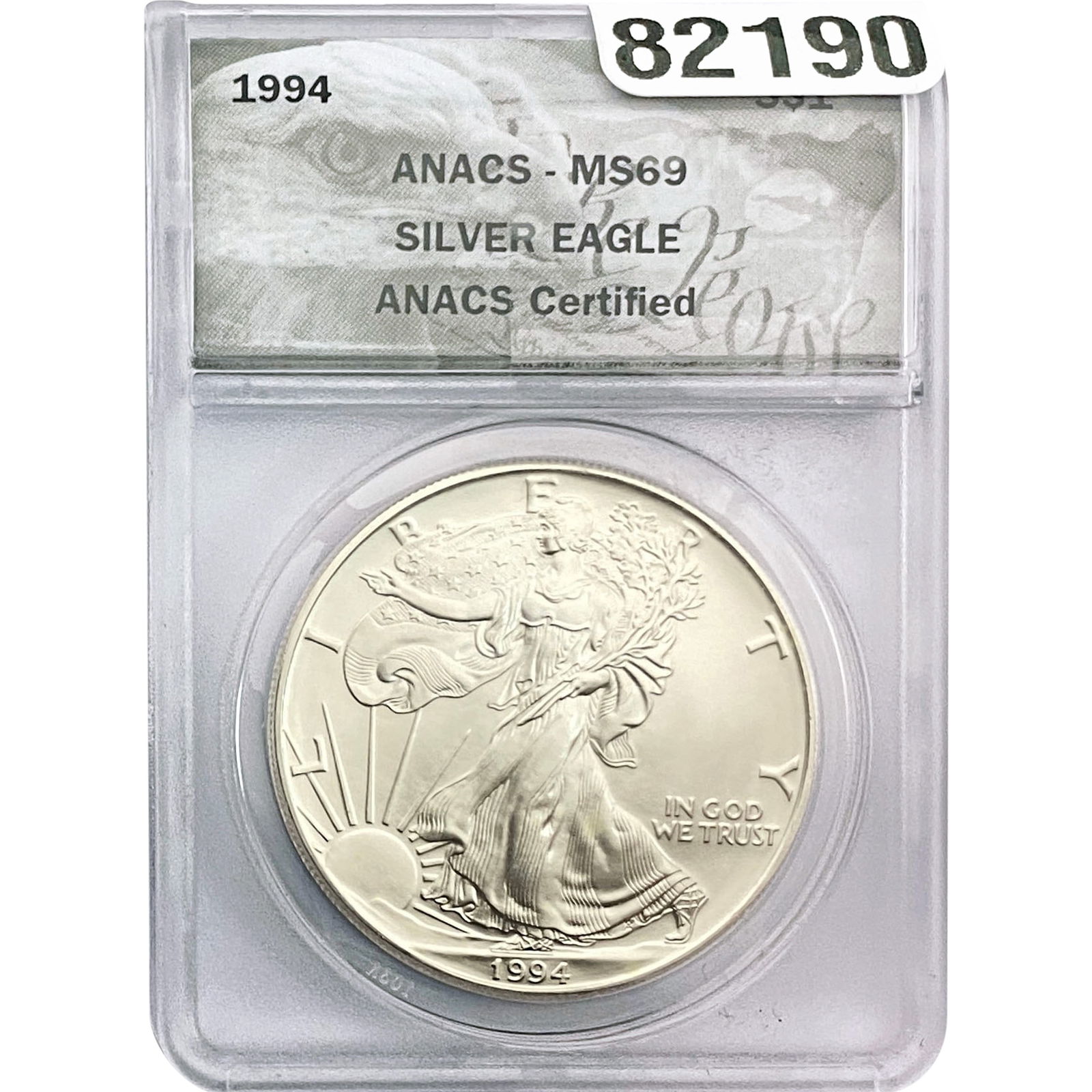 1994 SE ANACS MS69 $1 Silver 1oz SE (1 of 2)