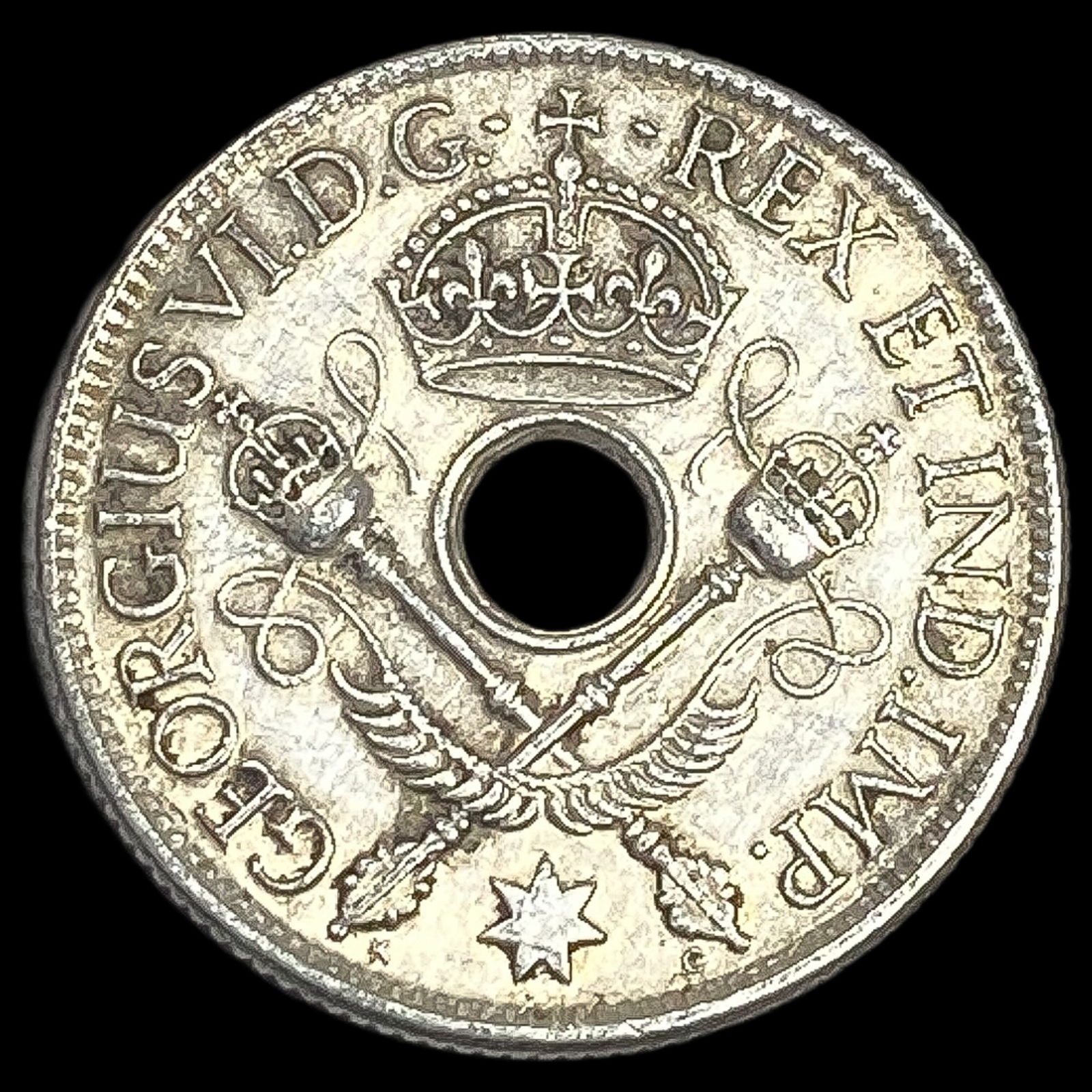 1938 New Guinea Silver Shilling UNCIRCULATED (1 of 2)