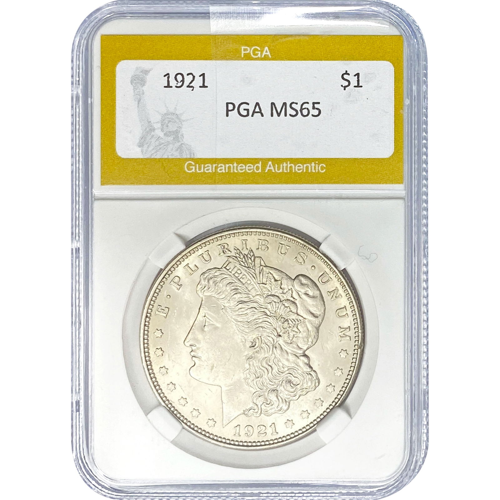 1921 Morgan Silver Dollar PGA MS65 (1 of 2)