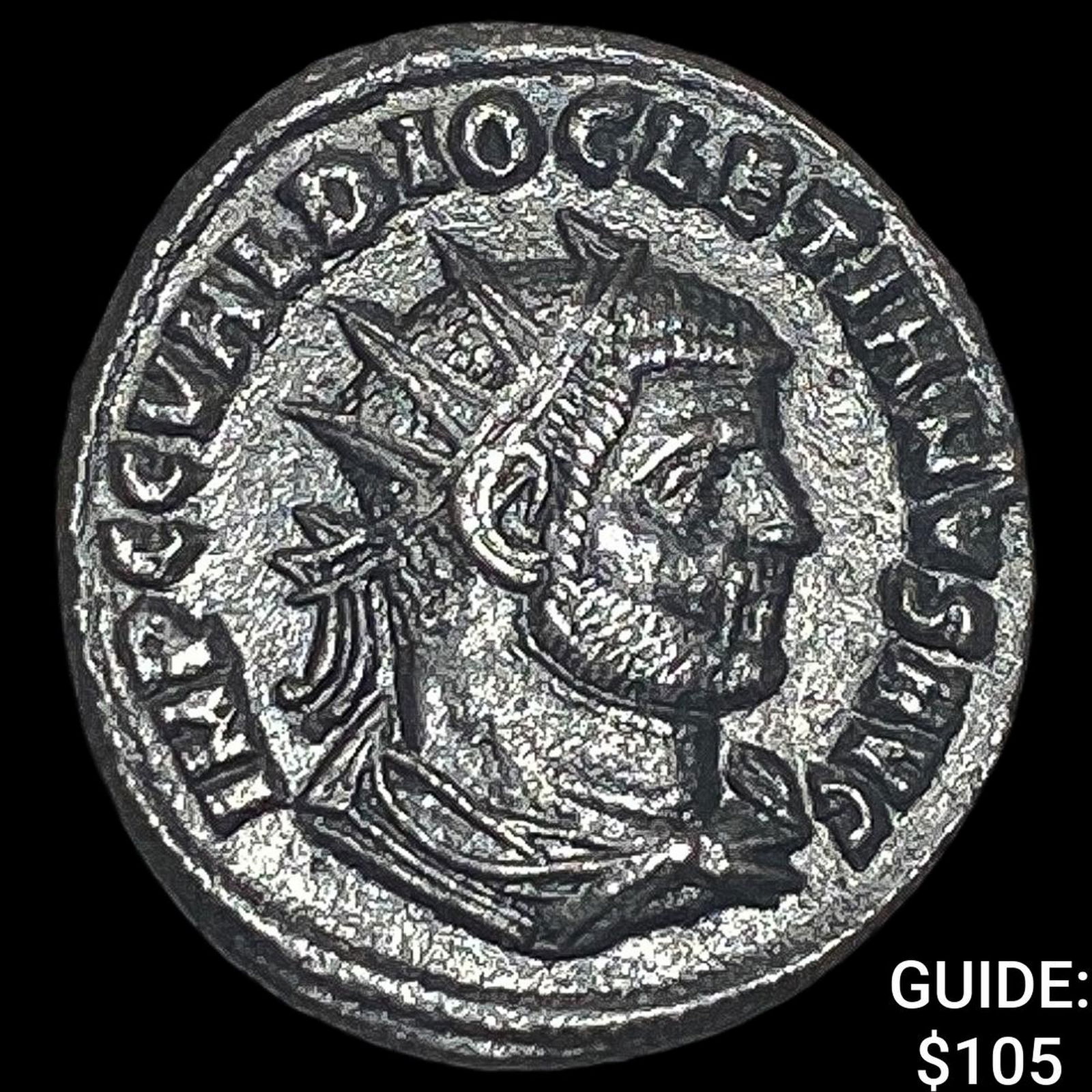 Roman Diocletian 284-305 AD BI Nummus CHOICE AU: Roman Diocletian 284-305 AD BI Nummus CHOICE AU