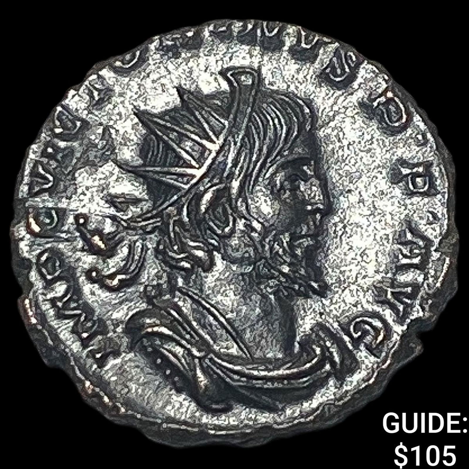 Romano-Gallic Victorinus 269-271 BI Dbl Denarius CHOICE AU: Romano-Gallic Victorinus 269-271 BI Dbl Denarius CHOICE AU