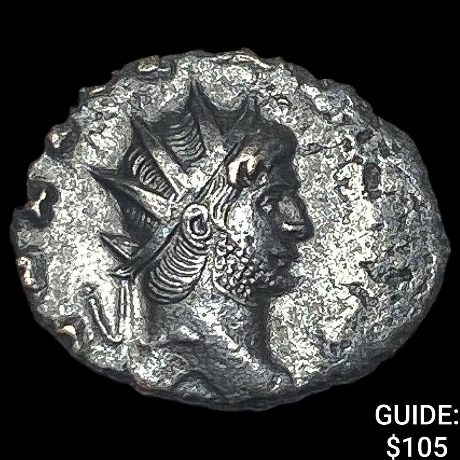 Roman Gallienus 253-268 AD BI Dbl Denarius CHOICE AU (1 of 2)