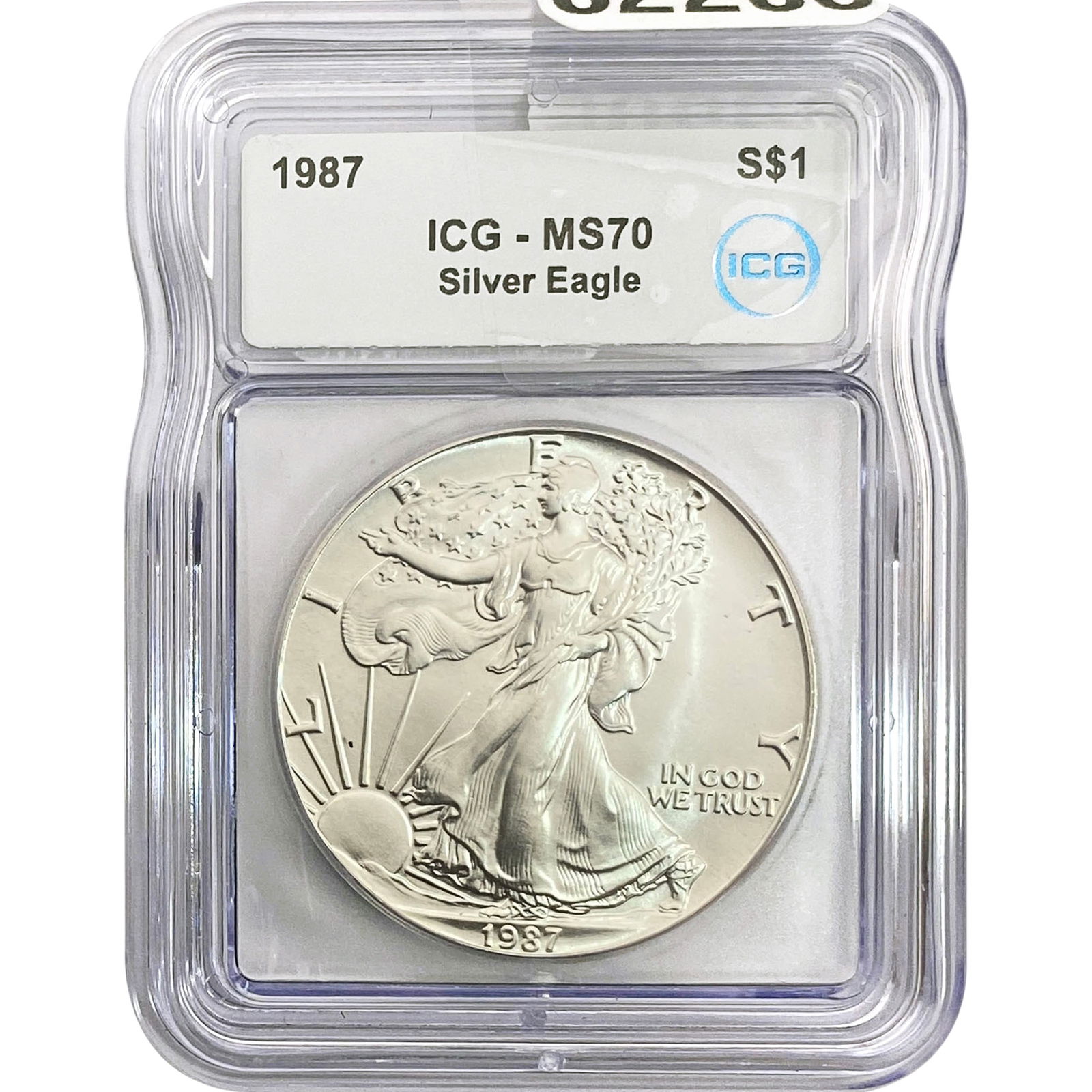 1987 SE ICG MS70 $1 Silver 1oz SE (1 of 2)