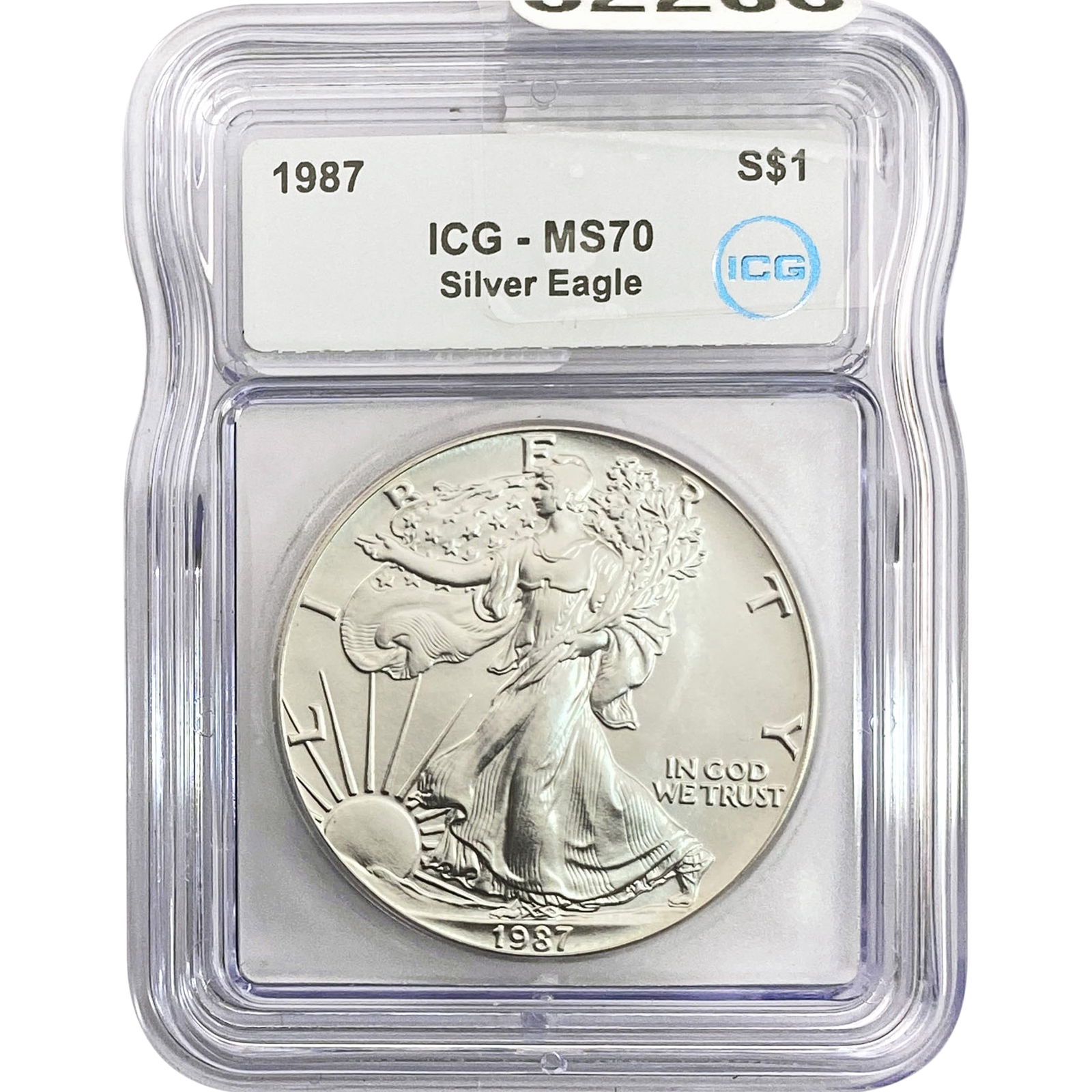 1987 SE ICG MS70 $1 Silver 1oz SE (1 of 2)