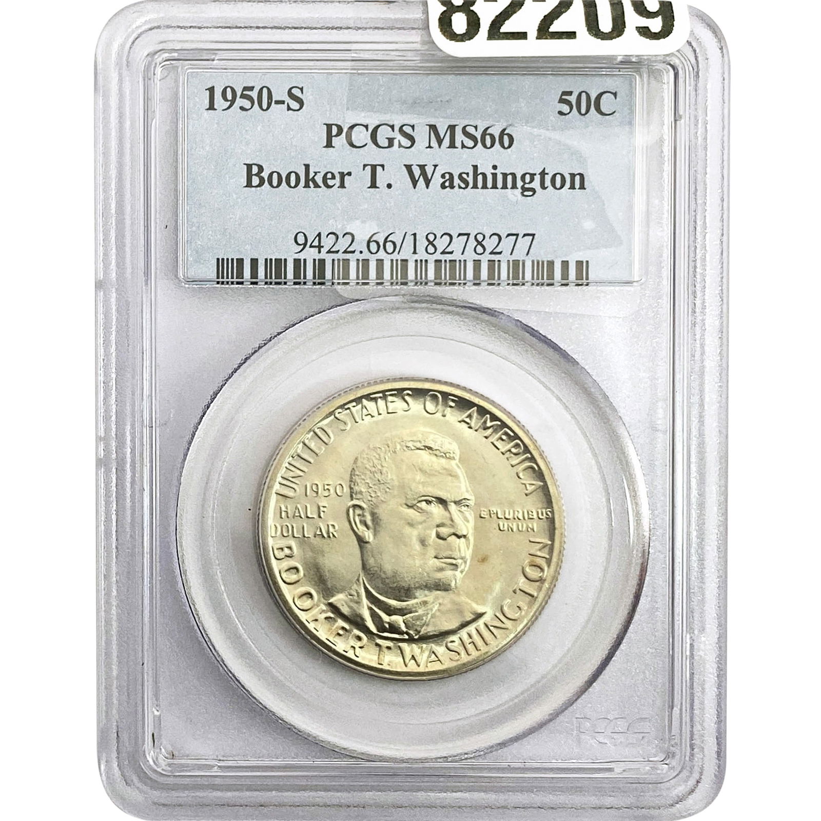 1905-S Booker T Half Dollar PCGS MS66 (1 of 2)
