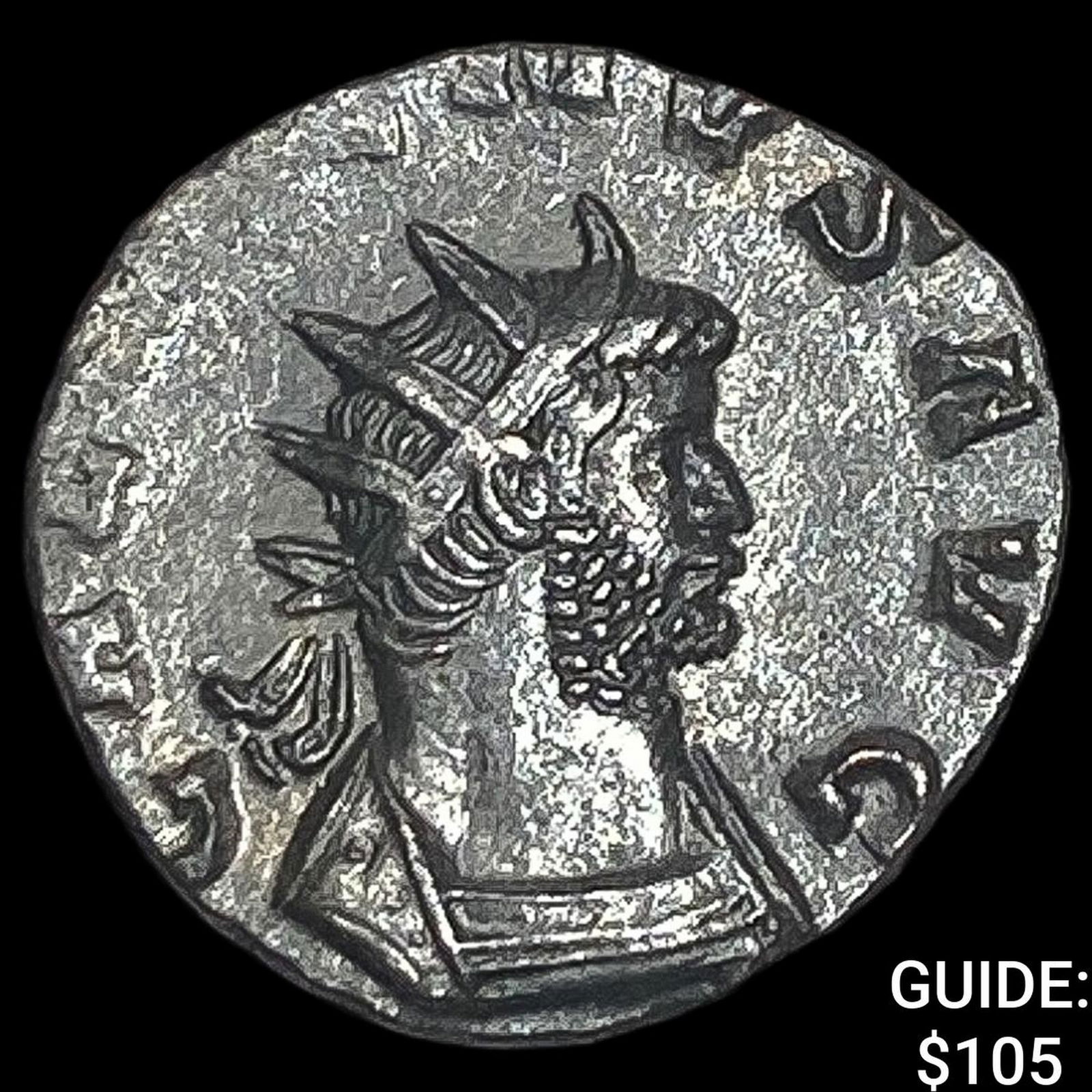 Roman Gallienus 253-268 AD BI Dbl Denarius CHOICE AU (1 of 2)