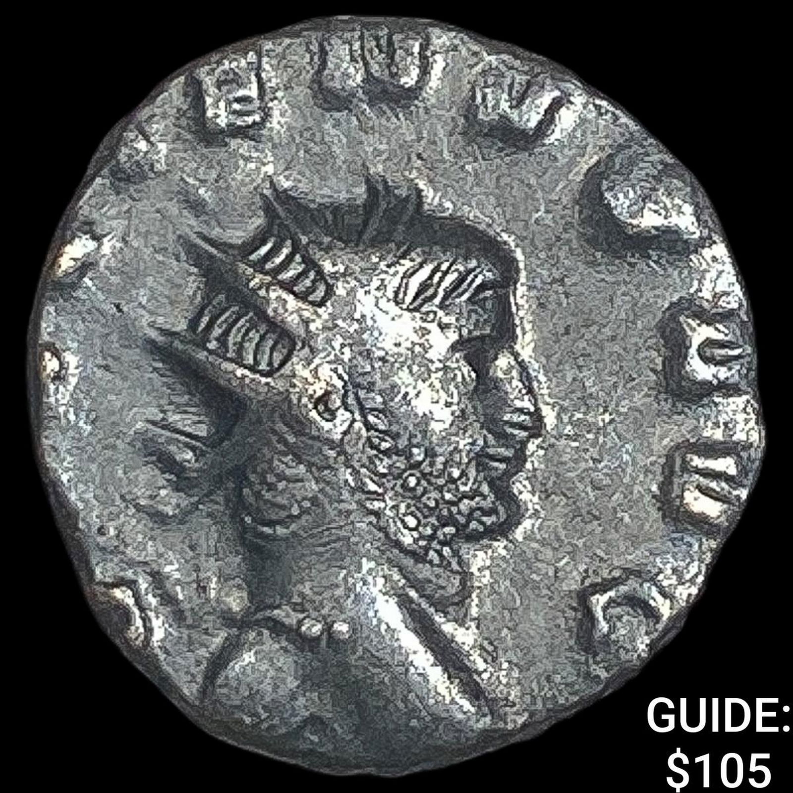 Roman Gallienus 253-268 AD BI Dbl Denarius CHOICE AU (1 of 2)