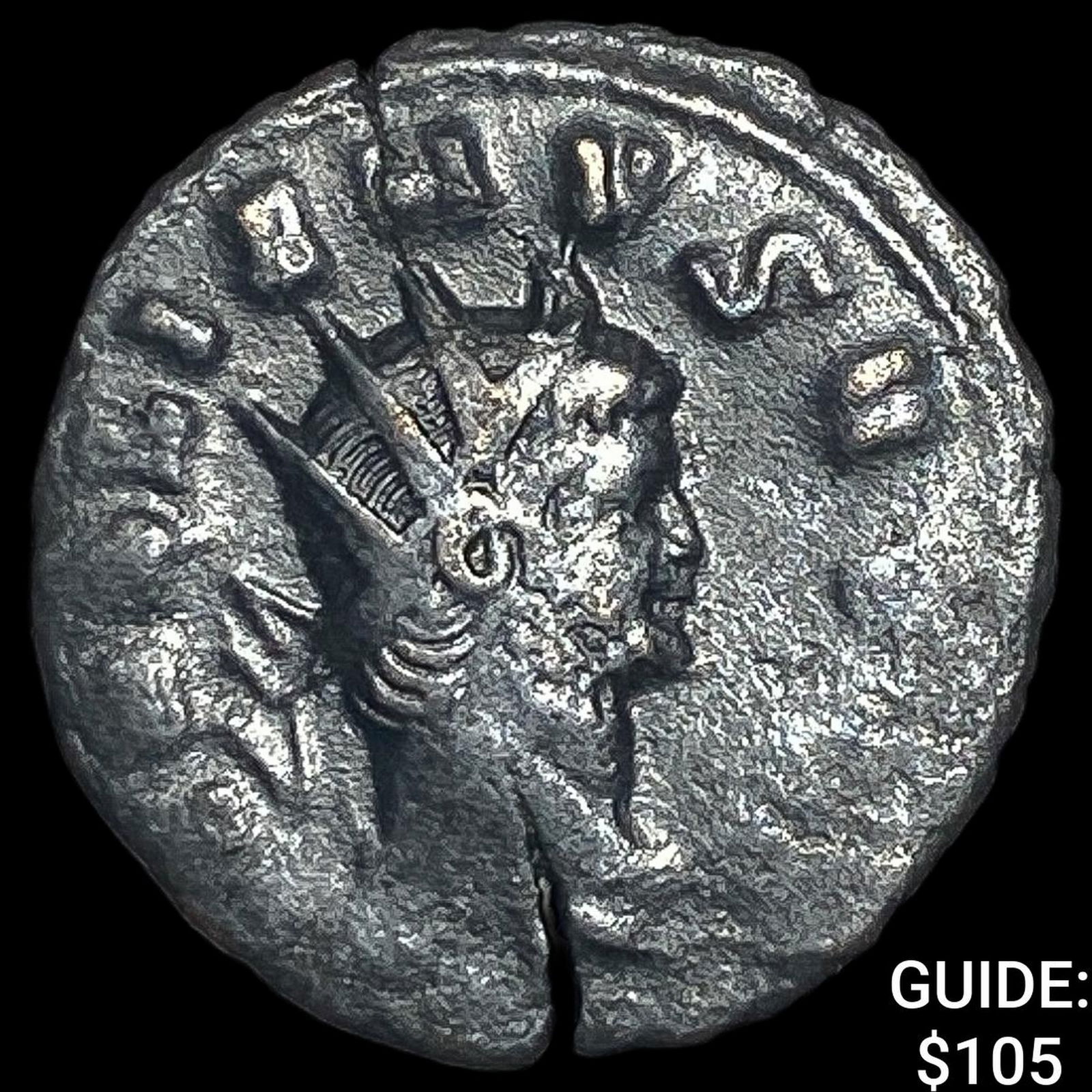 Roman Gallienus 253-268 AD BI Dbl Denarius CHOICE AU (1 of 2)