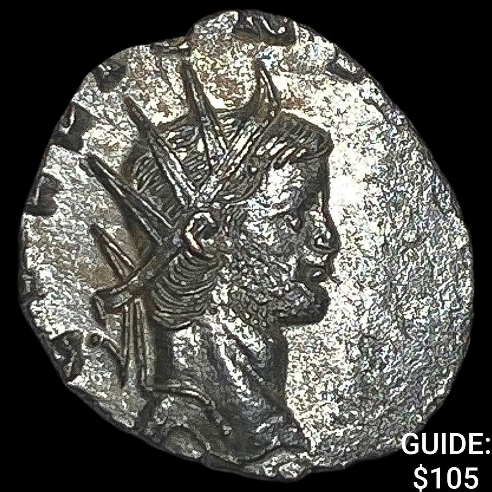 Roman Gallienus 253-268 AD BI Dbl Denarius CHOICE AU (1 of 2)