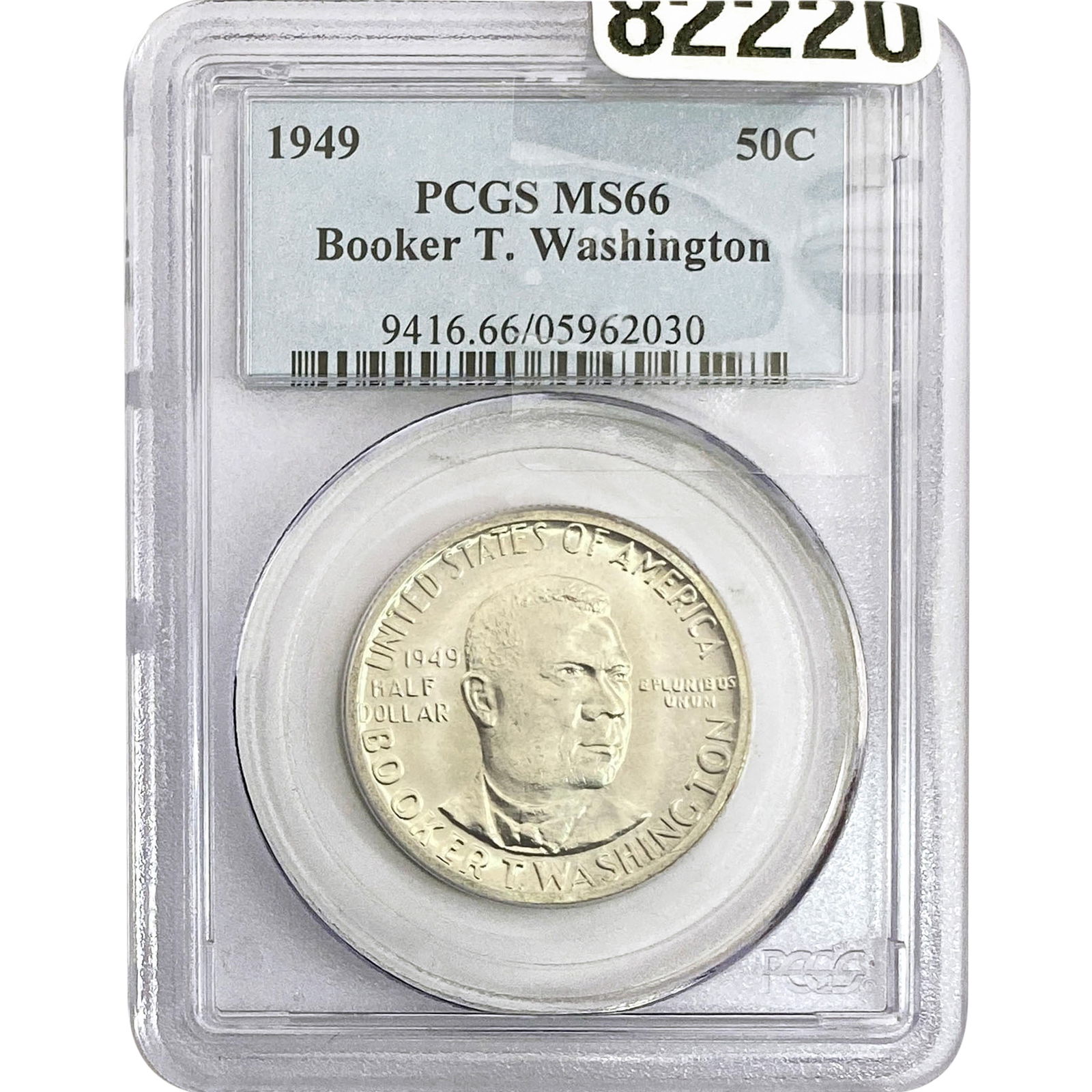 1949 Booker T Half Dollar PCGS MS66 (1 of 2)