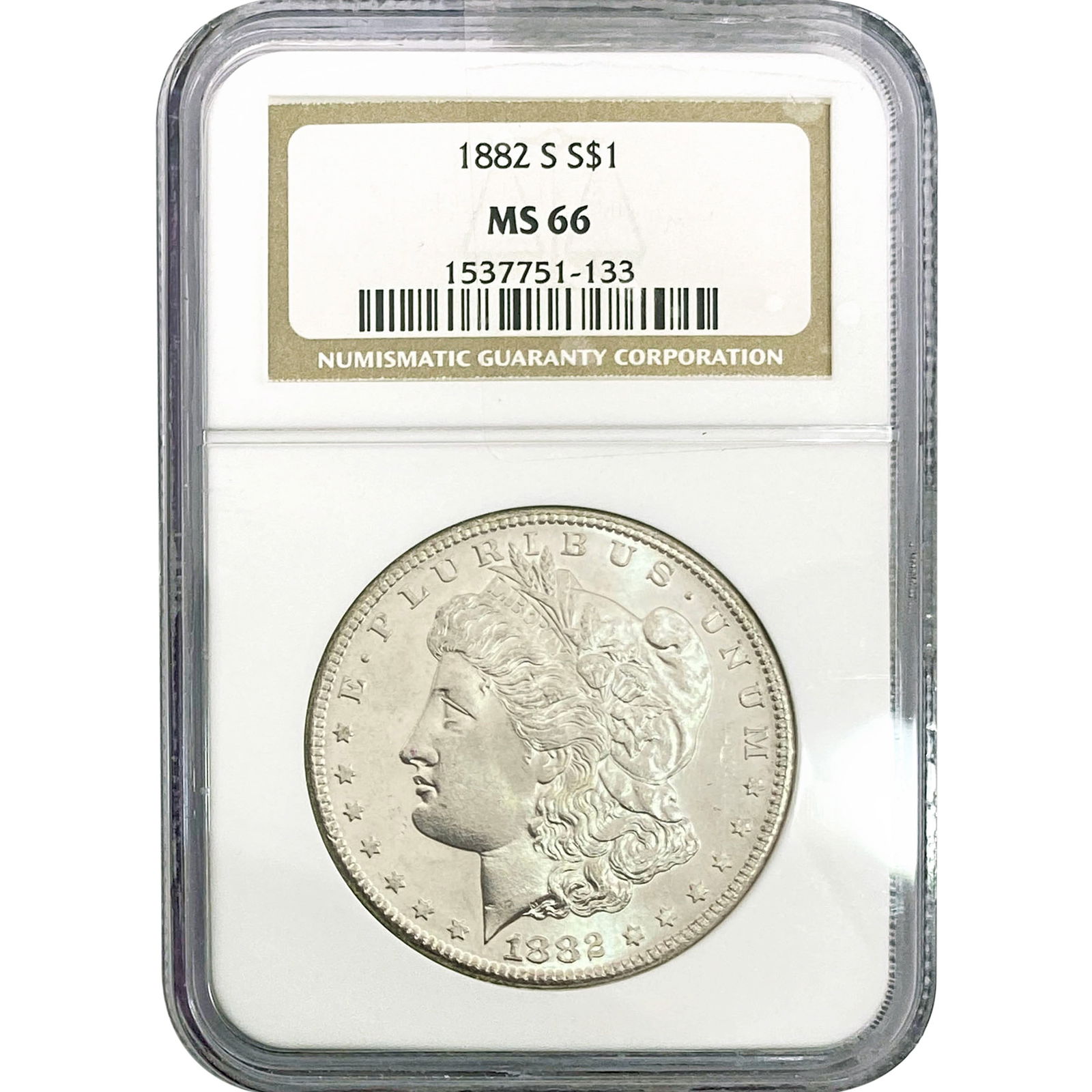 1882-S Morgan Silver Dollar NGC MS66 (1 of 2)
