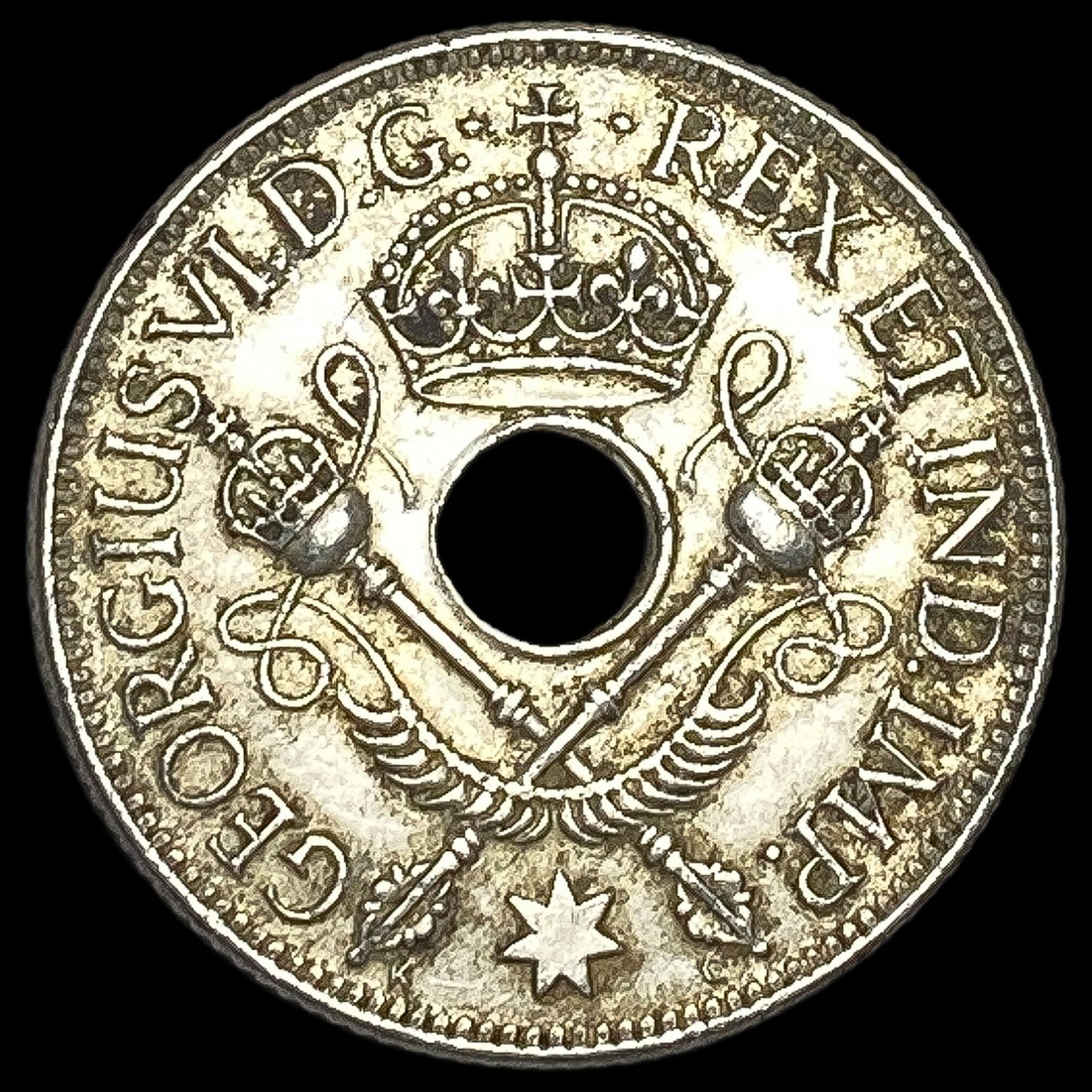 1945 New Guinea Silver Shilling UNCIRCULATED (1 of 2)