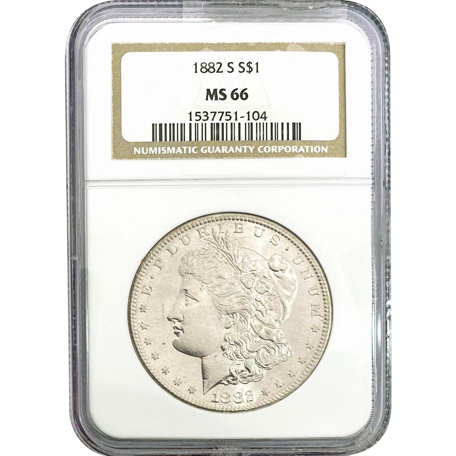 1882-S Morgan Silver Dollar NGC MS66 (1 of 2)