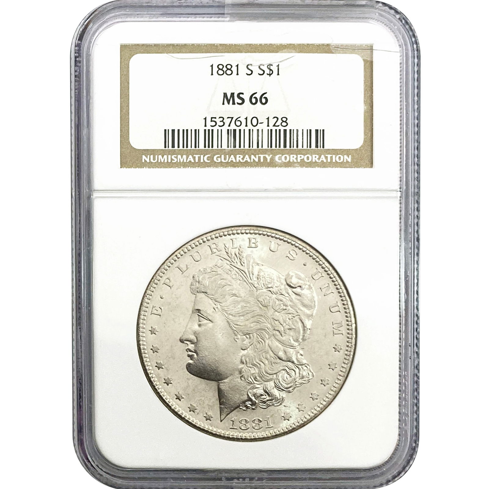 1881-S Morgan Silver Dollar NGC MS66 (1 of 2)