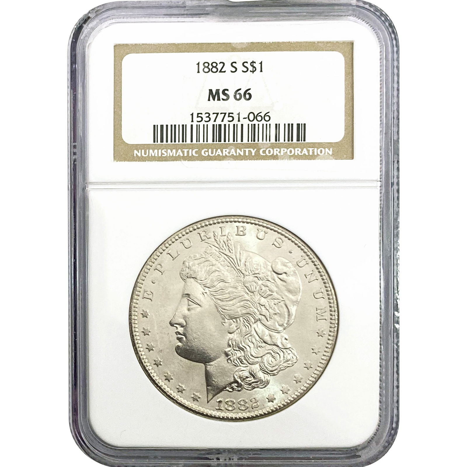 1882-S Morgan Silver Dollar NGC MS66 (1 of 2)