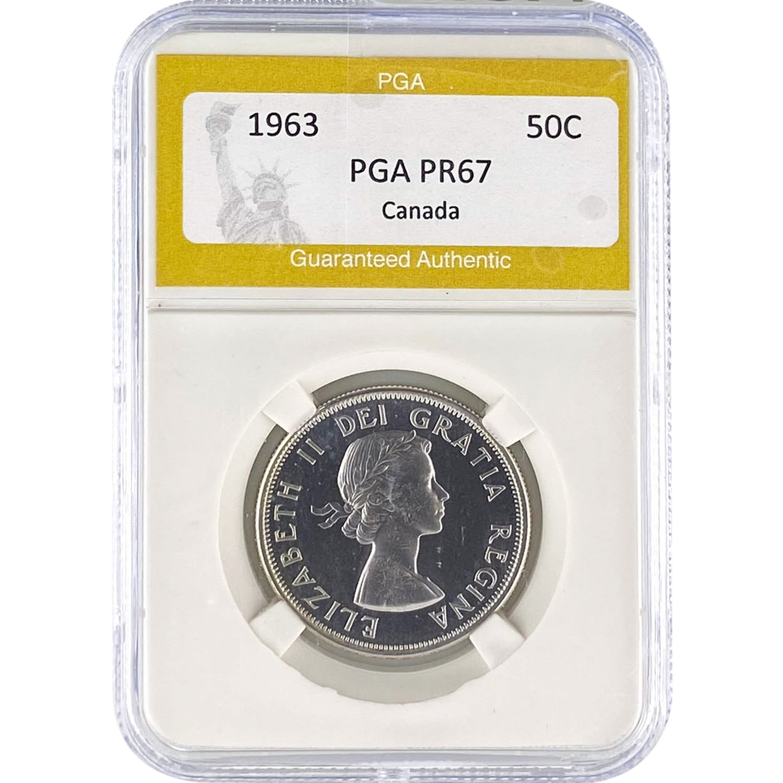 1963 Canada Silver Half Dollar PGA PR67 (1 of 2)