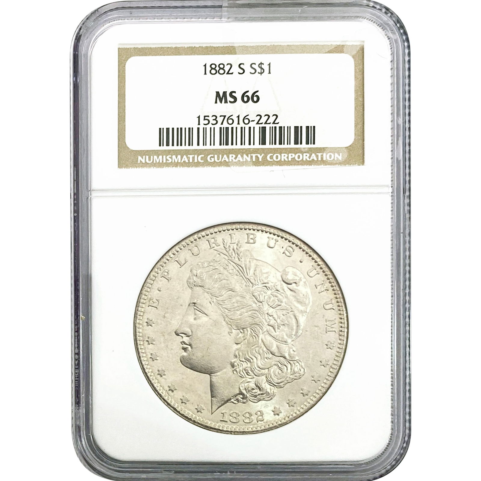1882-S Morgan Silver Dollar NGC MS66 (1 of 2)