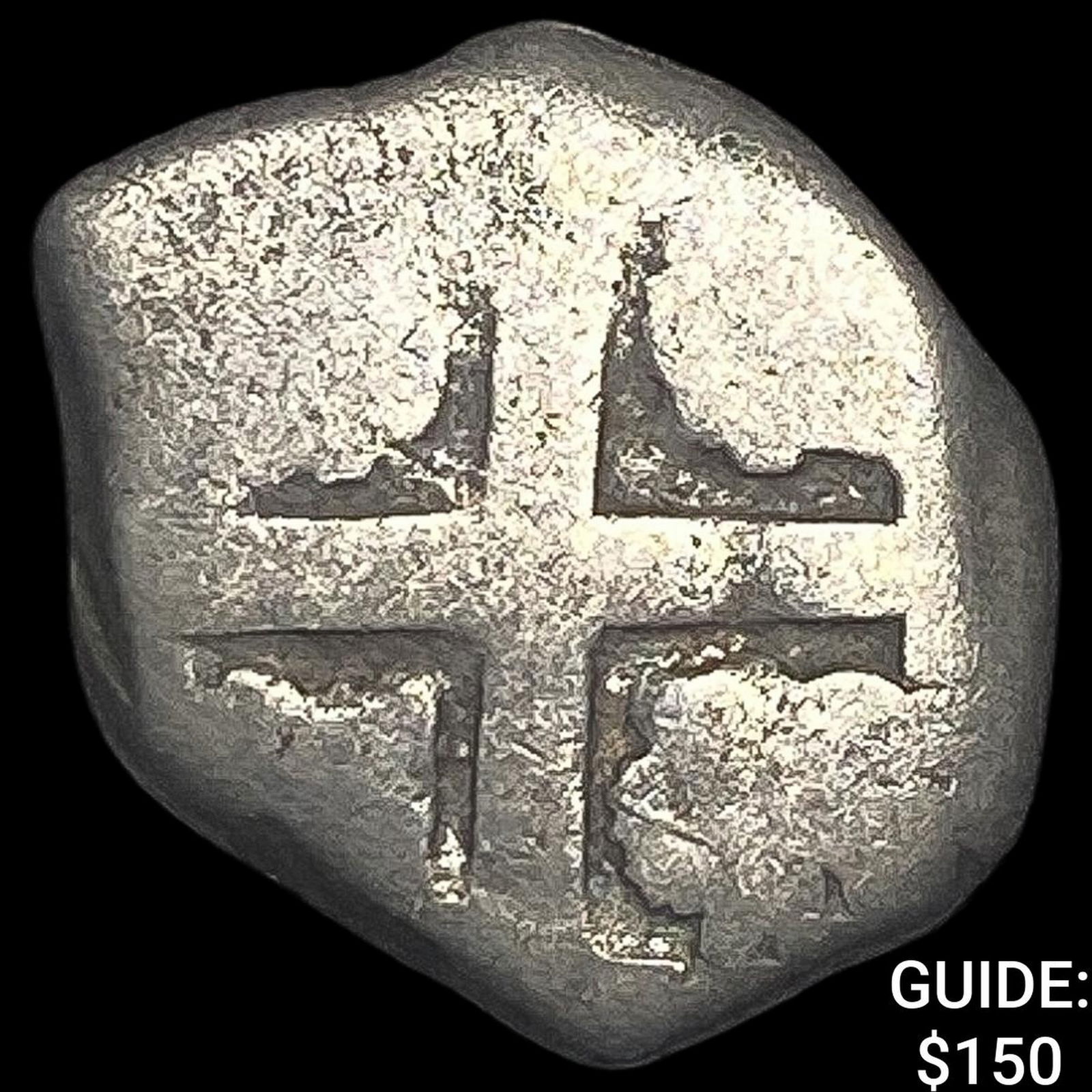 Spanish Colonial Silver 1 Reale Cob: Spanish Colonial Silver 1 Reale Cob