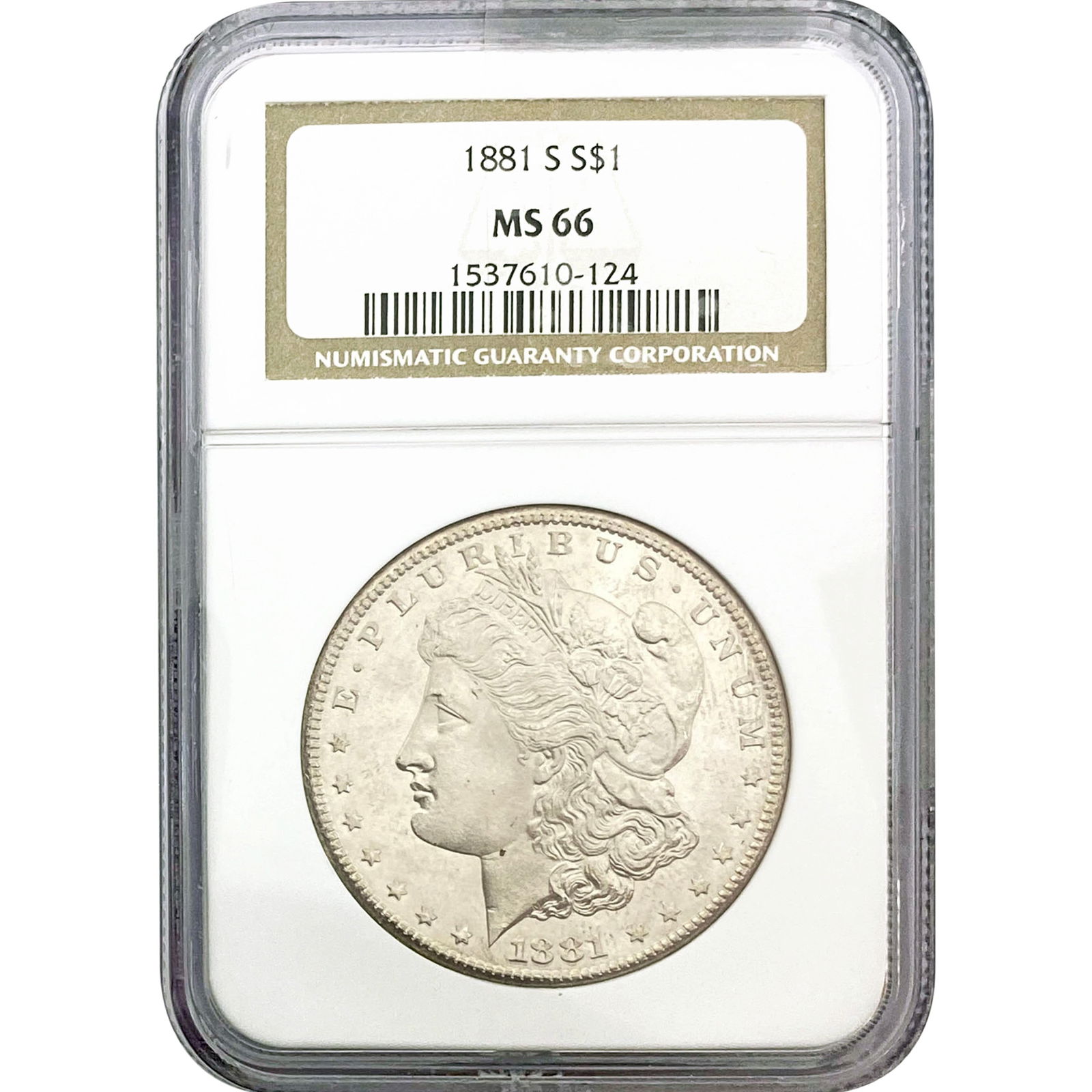 1881-S Morgan Silver Dollar NGC MS66 (1 of 2)