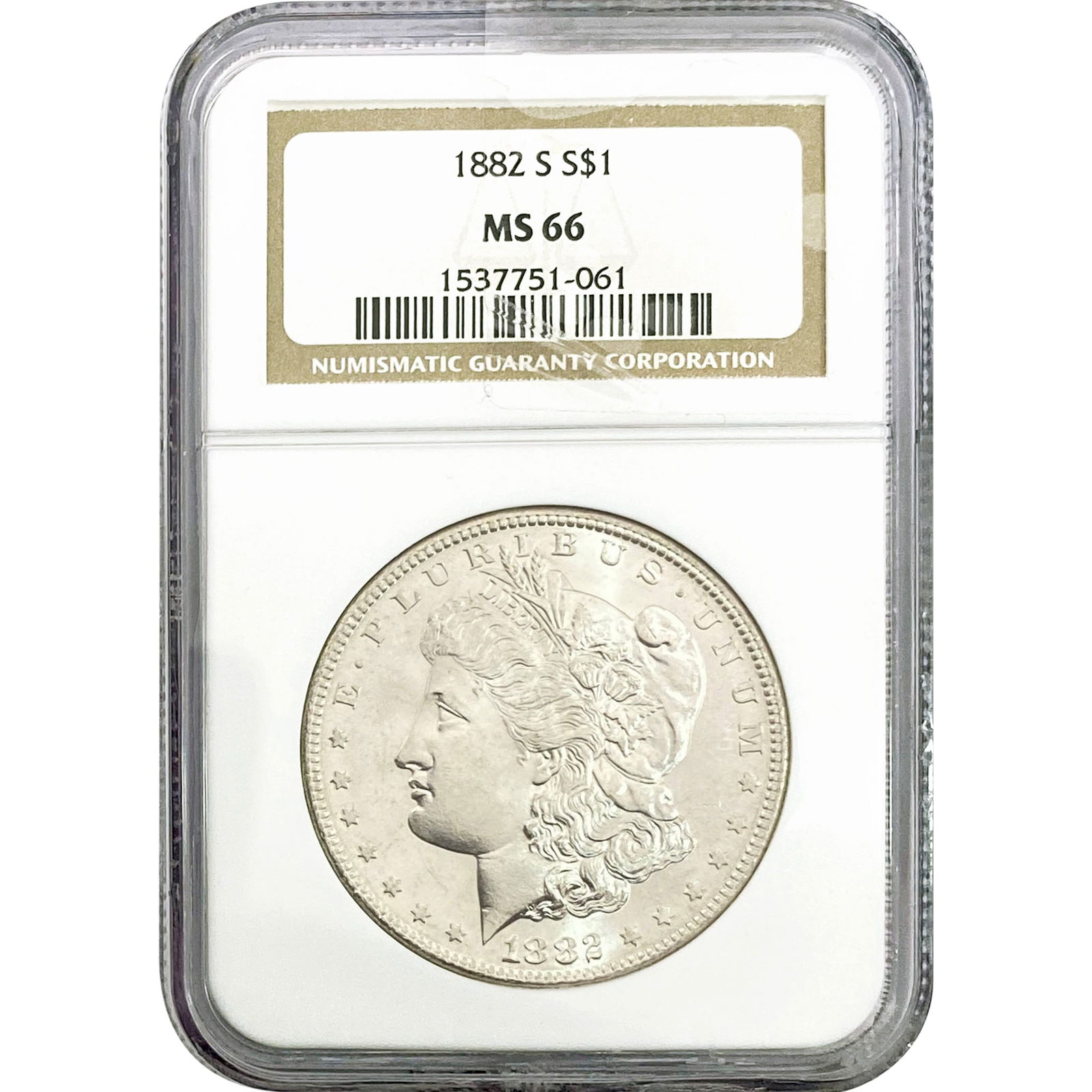 1882-S Morgan Silver Dollar NGC MS66 (1 of 2)