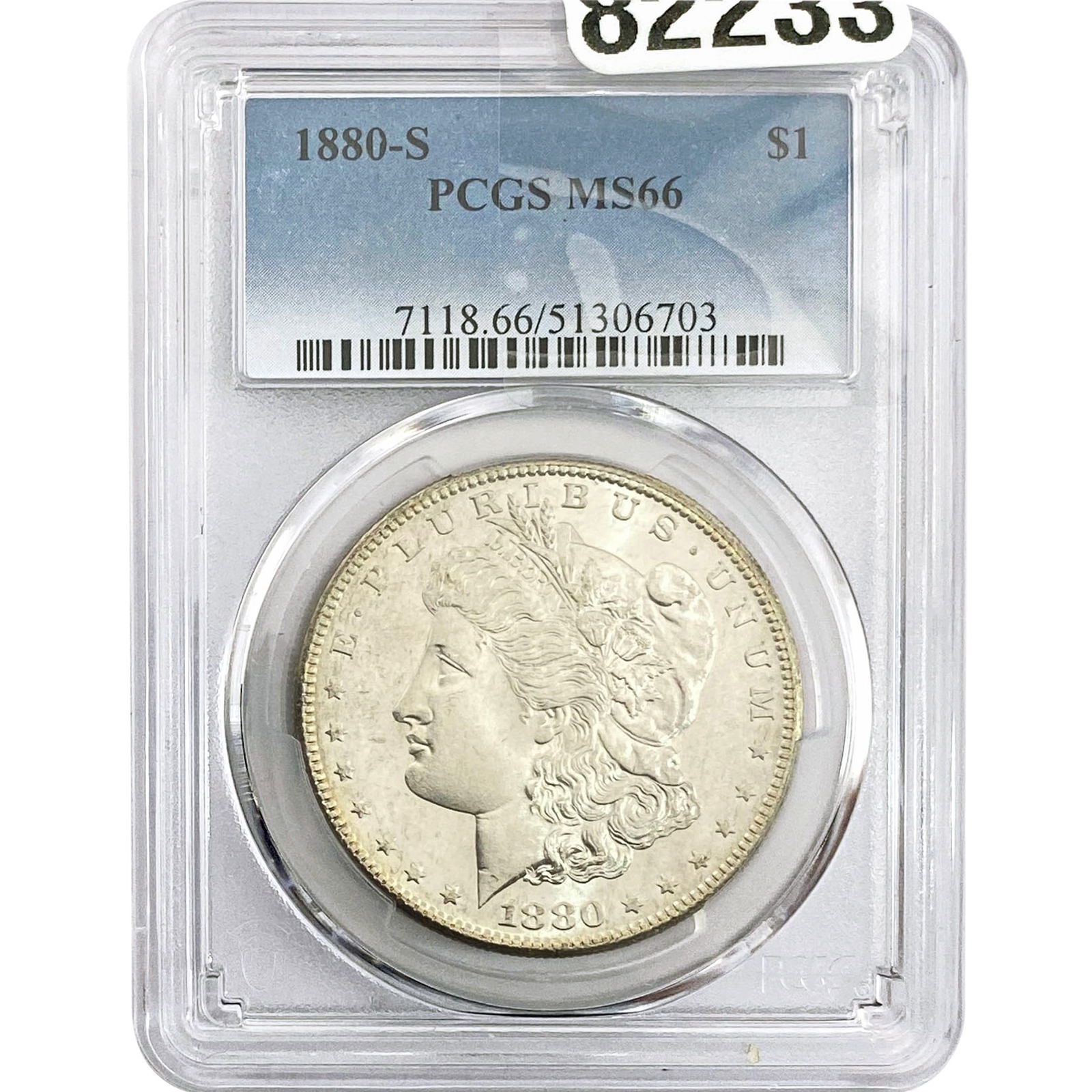 1880-S Morgan Silver Dollar PCGS MS66 (1 of 2)
