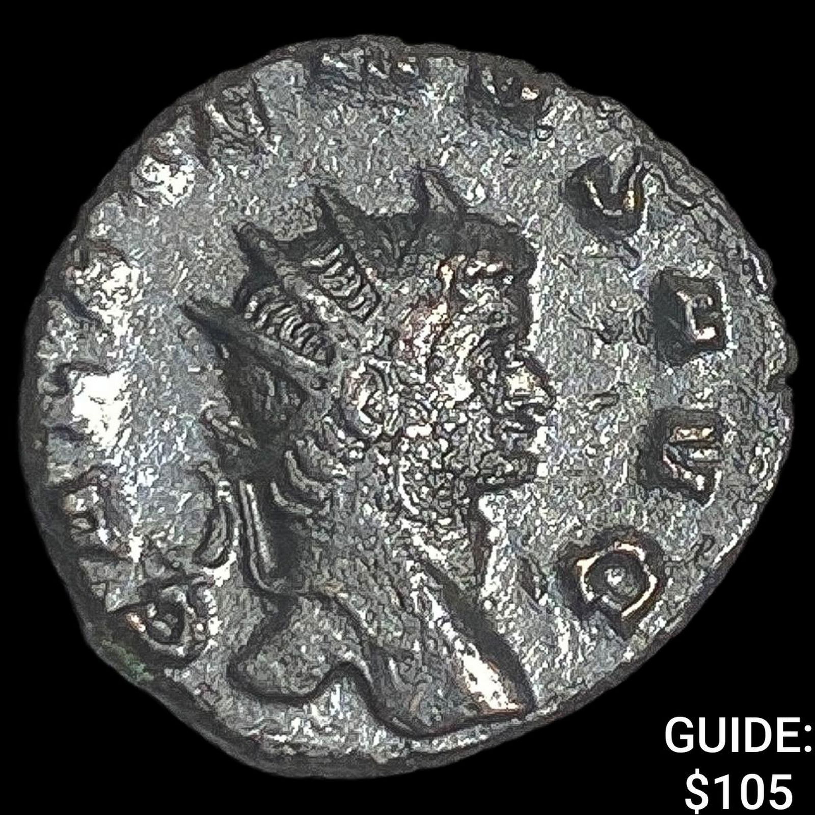 Roman Gallienus 253-268 AD BI Dbl Denarius CHOICE AU (1 of 2)