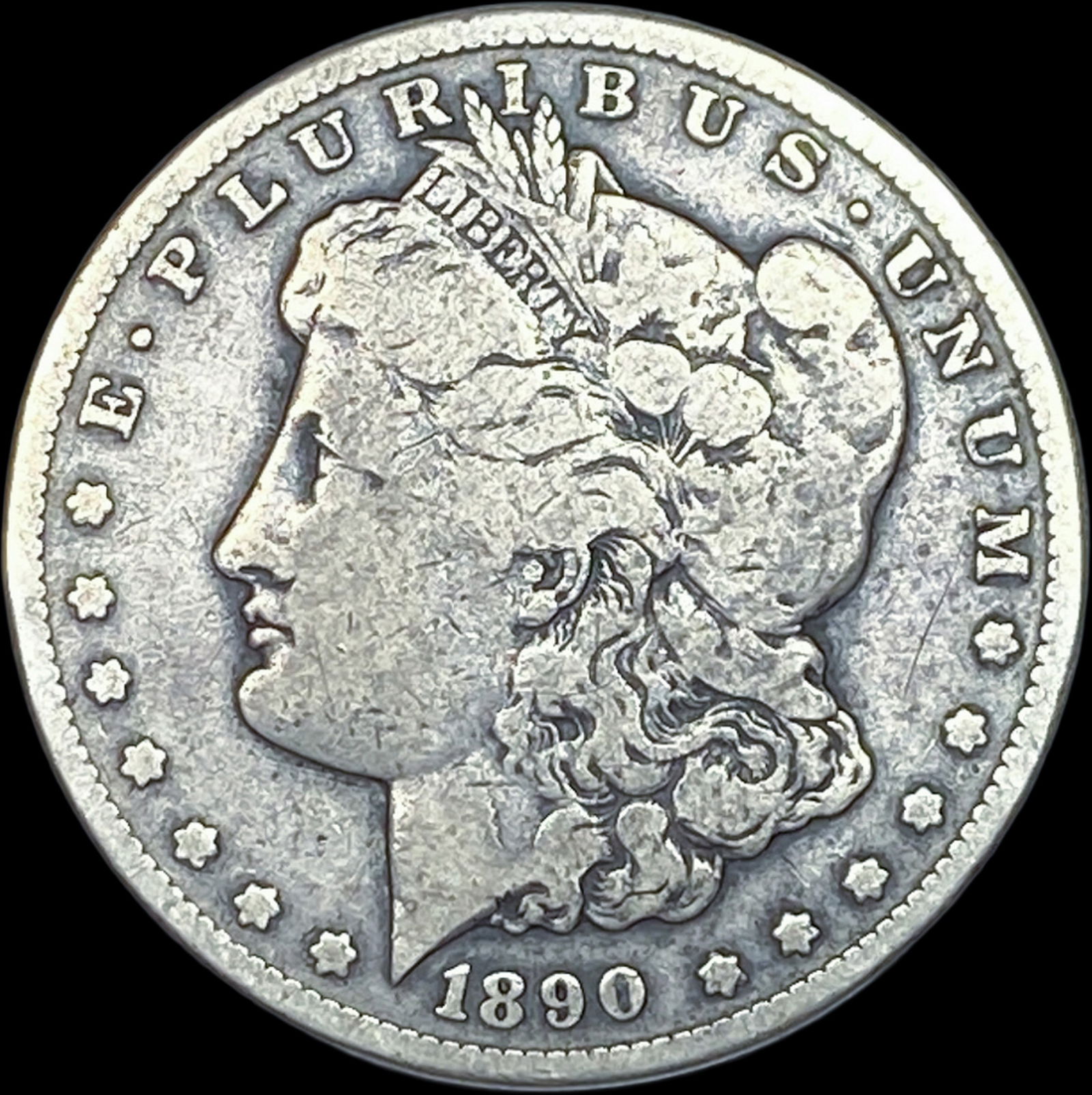 1890-CC Silver Morgan Dollar NICELY CIRCULATED (1 of 2)