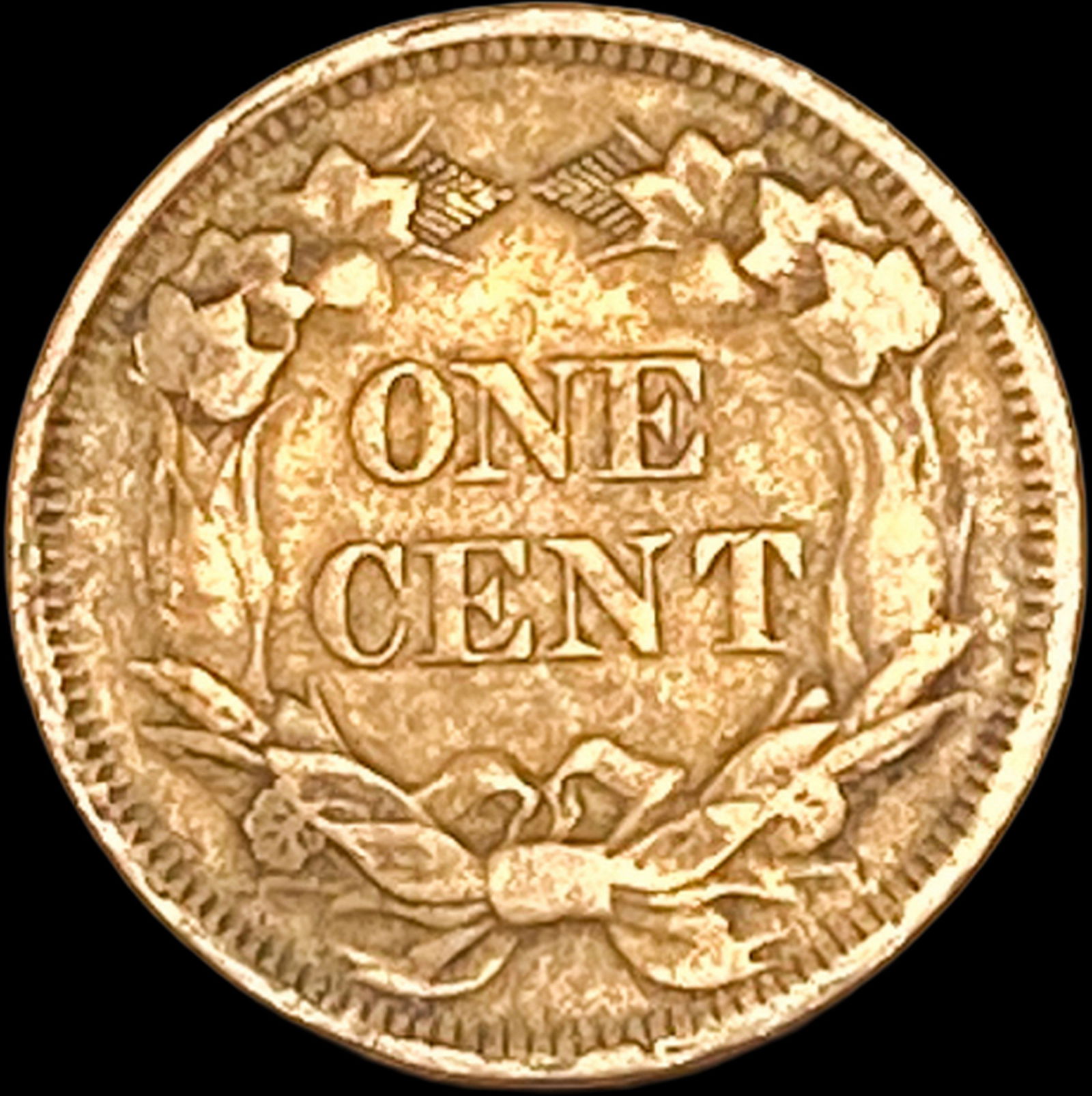 1858 Flying Eagle Cent ABOUT UNCIRCULATED - 2