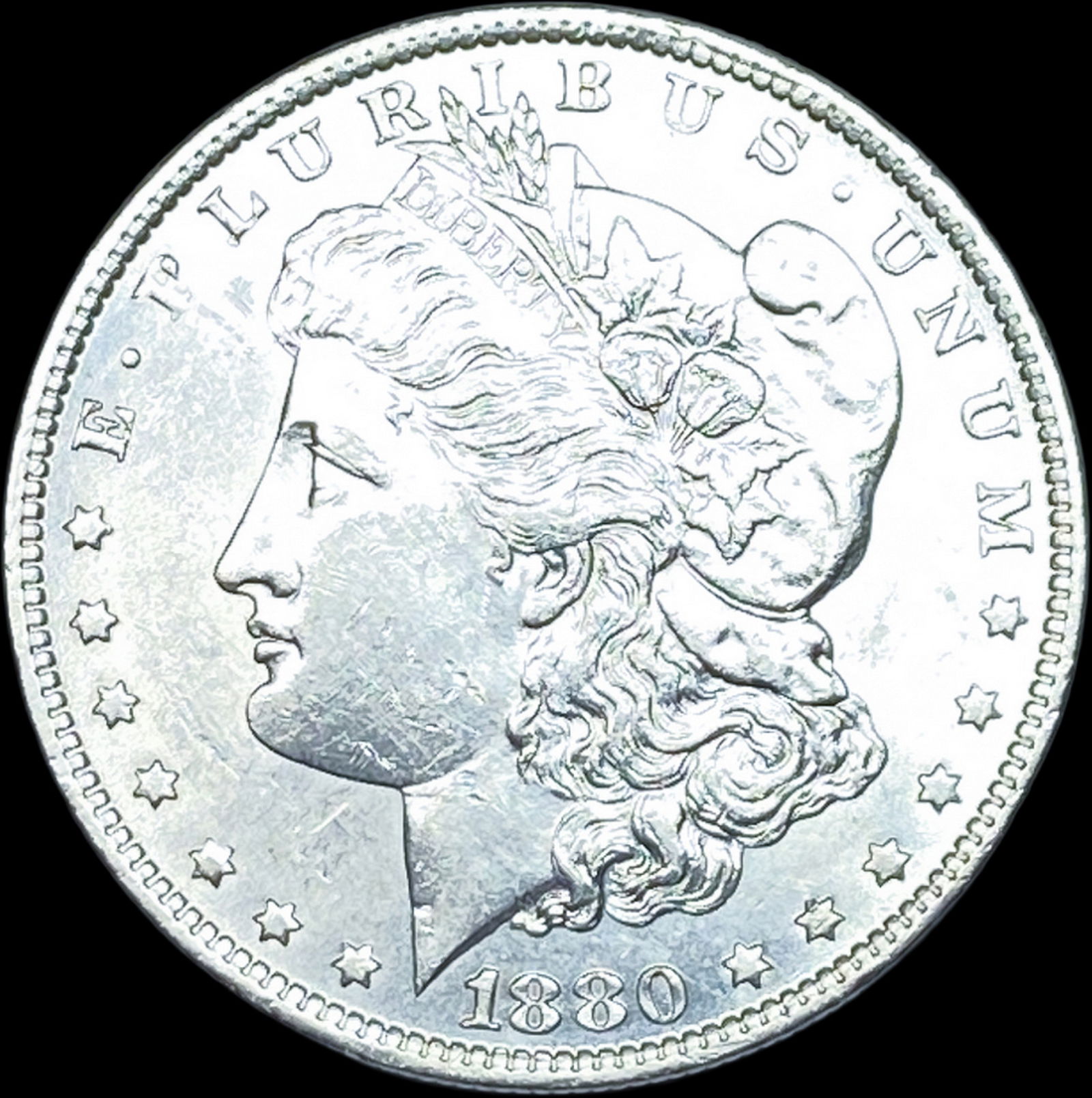 1880 Silver Morgan Dollar GEM BU (1 of 2)