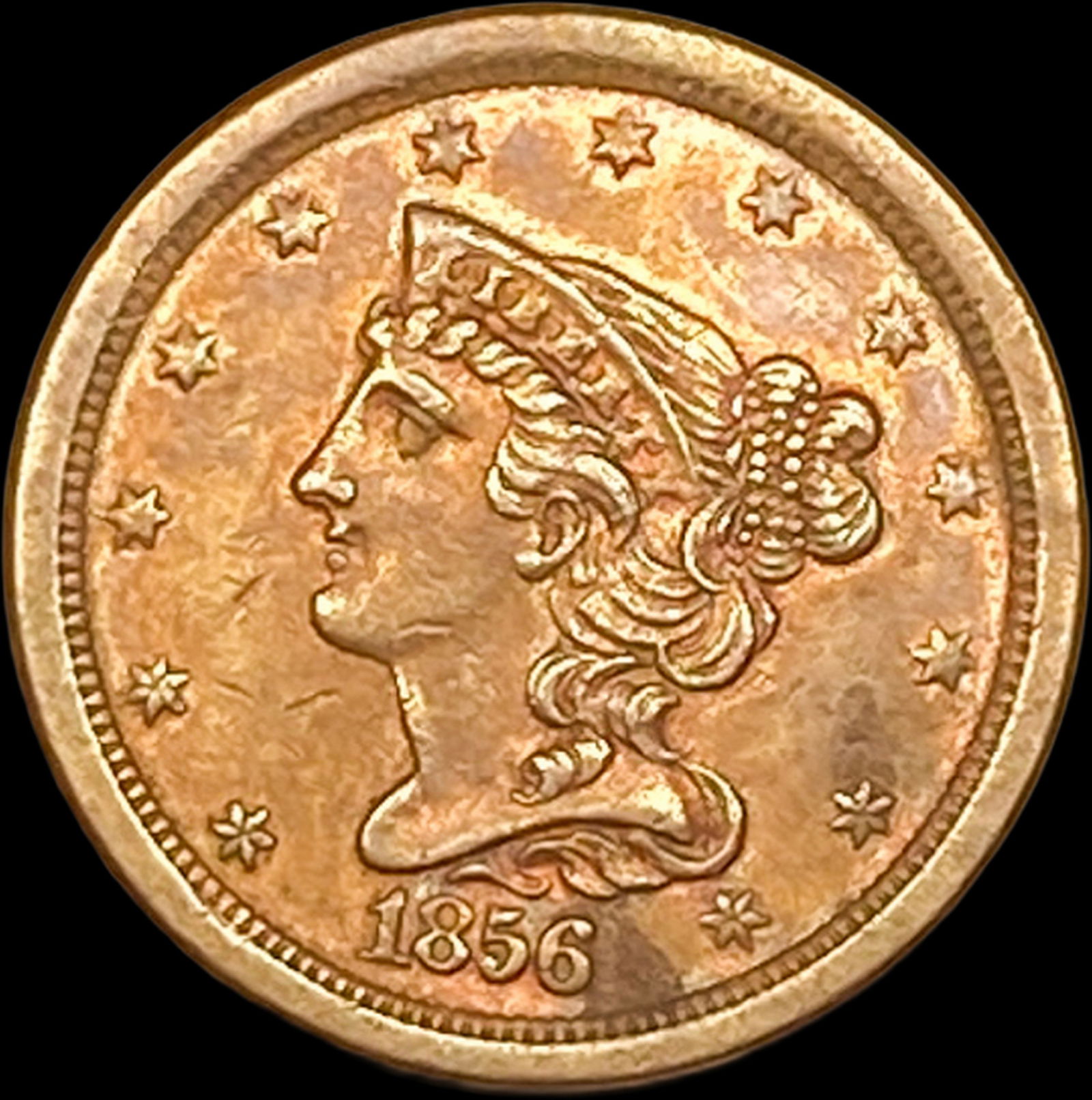 1856 Braided Hair Half Cent UNCIRCULATED (1 of 2)