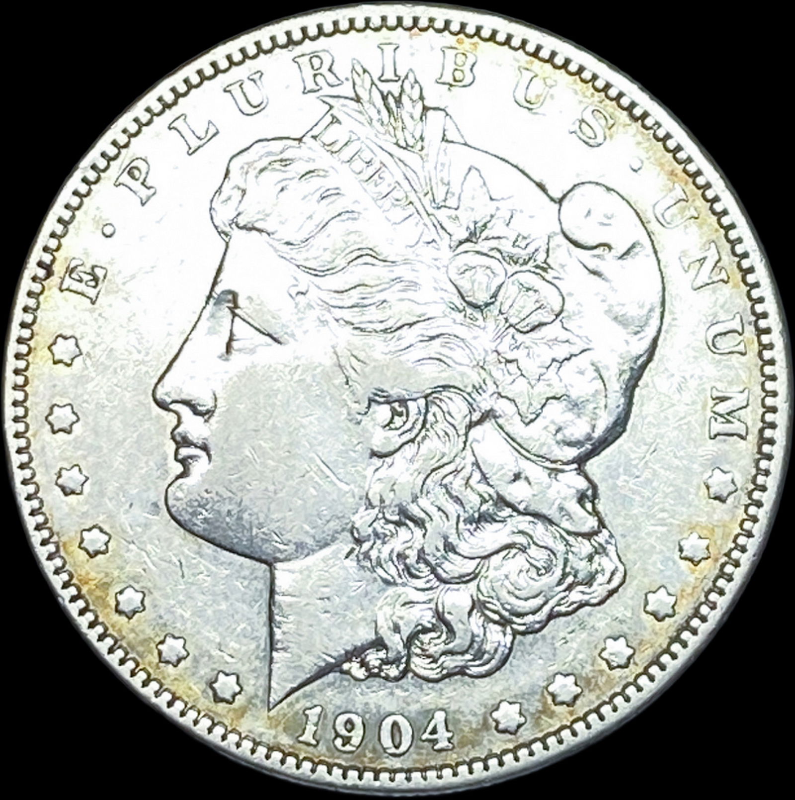 1904-O Silver Morgan Dollar CLOSELY UNCIRCULATED (1 of 2)